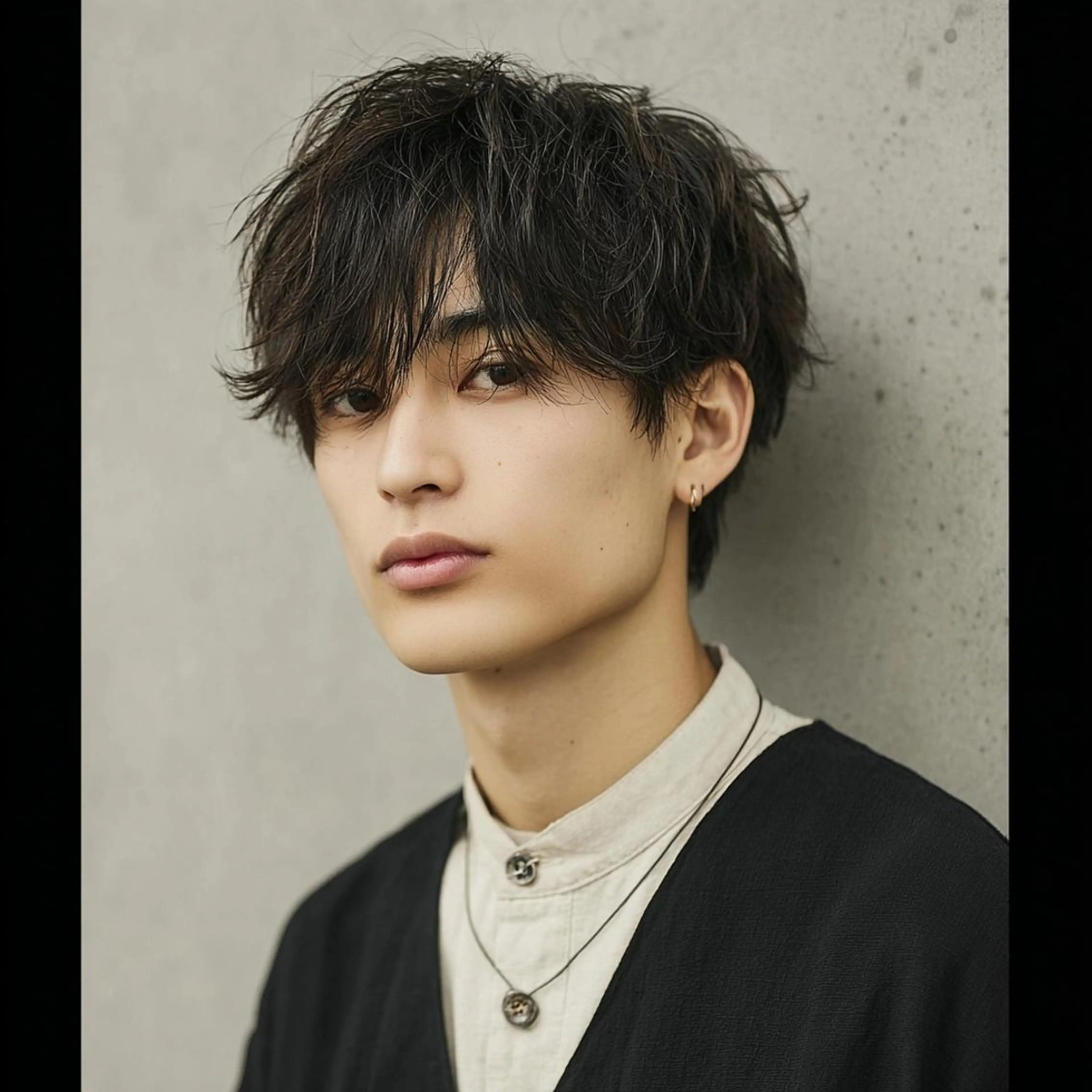 メンズ 柏/シャドウパーマ/ ナチュラル/颯寿のヘアスタイル