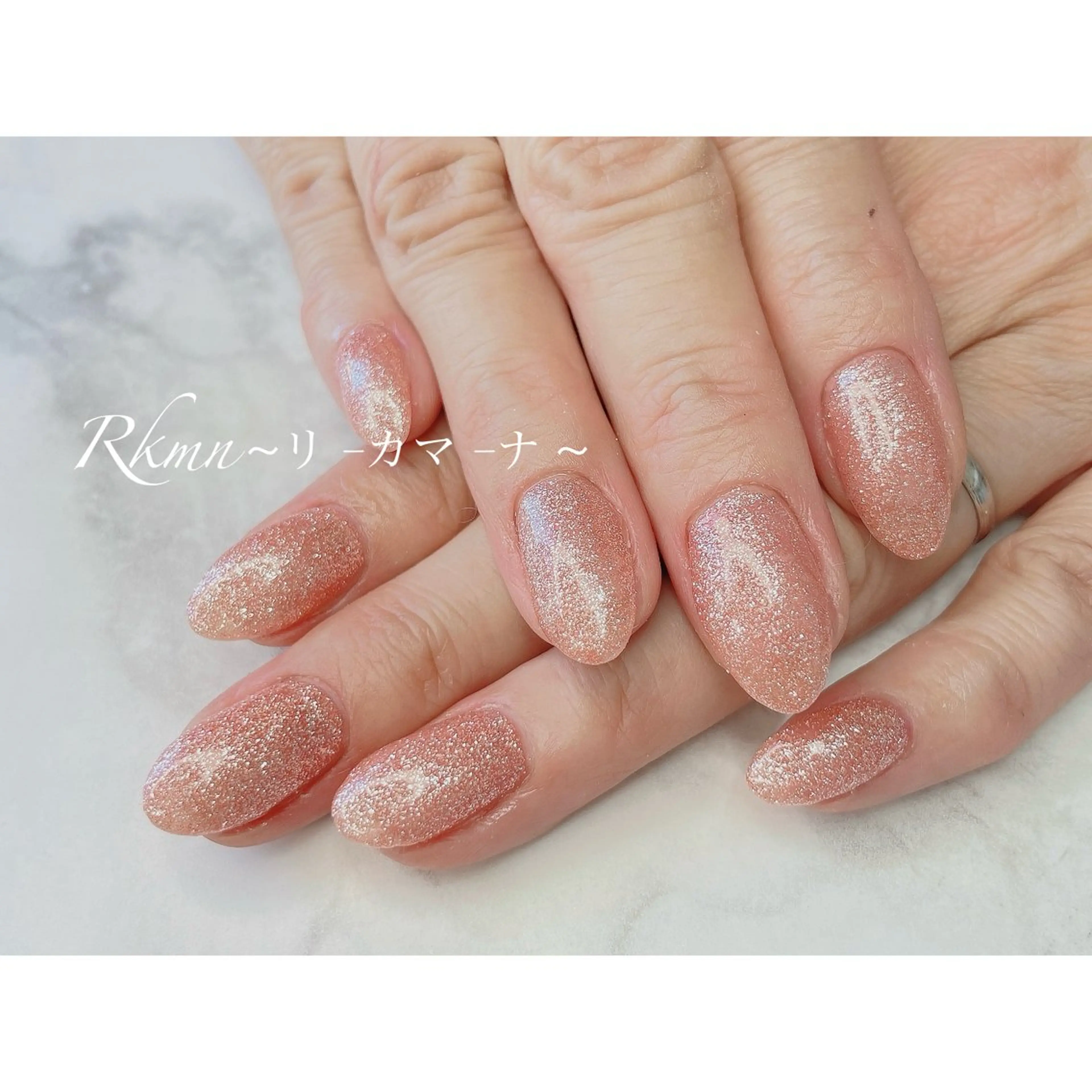 ネイル アートネイル キラキラネイル ラメ(グリッター) ワンカラーネイル 春ネイル ハンドネイル フットネイル ハンドケア Rkmn ~リ-カマ-ナ~のネイルデザイン