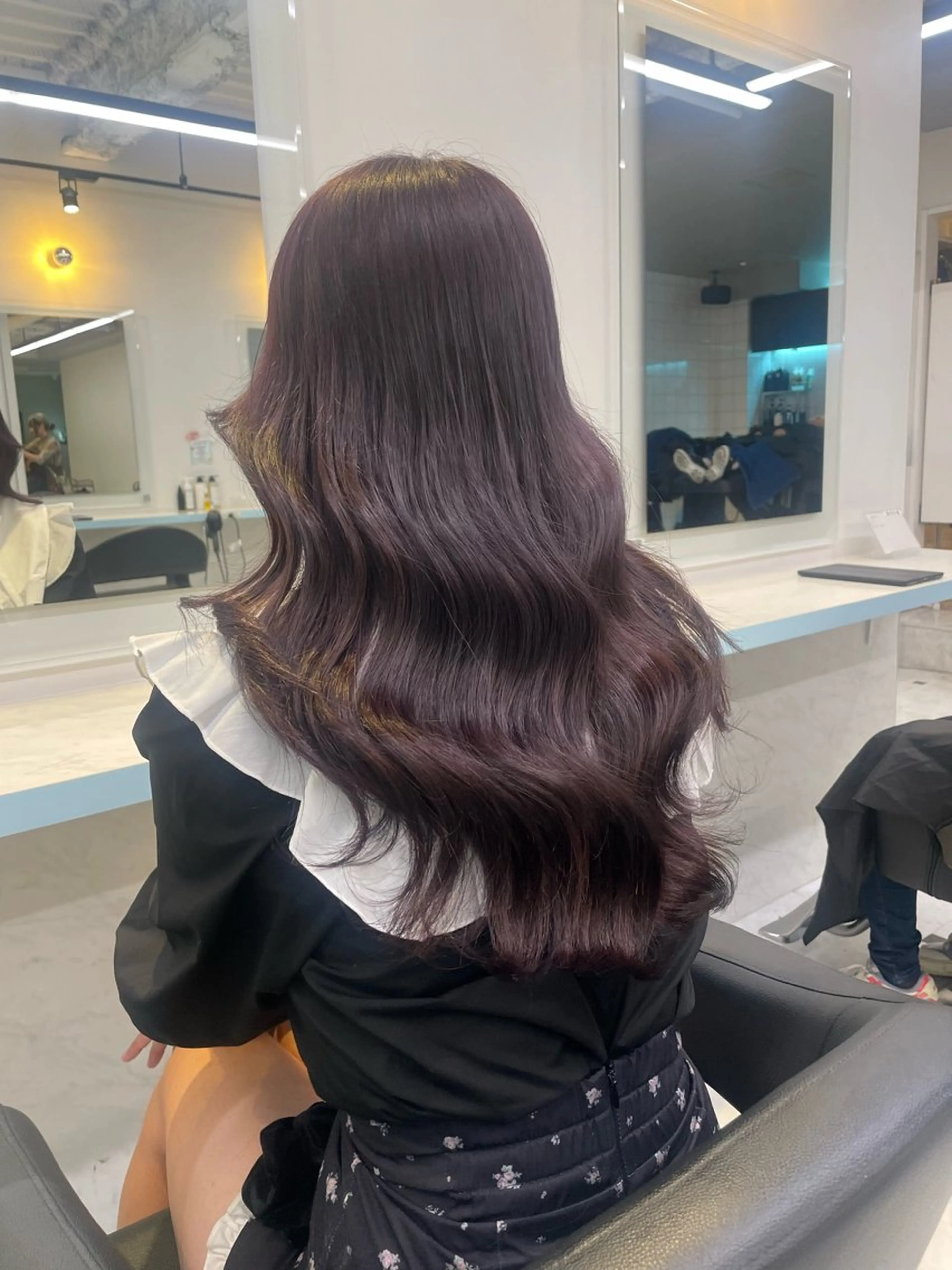 ミディアム カラー カット ヘアカラー Salowin池袋East 店3F所属・【美髪矯正/絹髪】 🎀hinano🎀のヘアスタイル