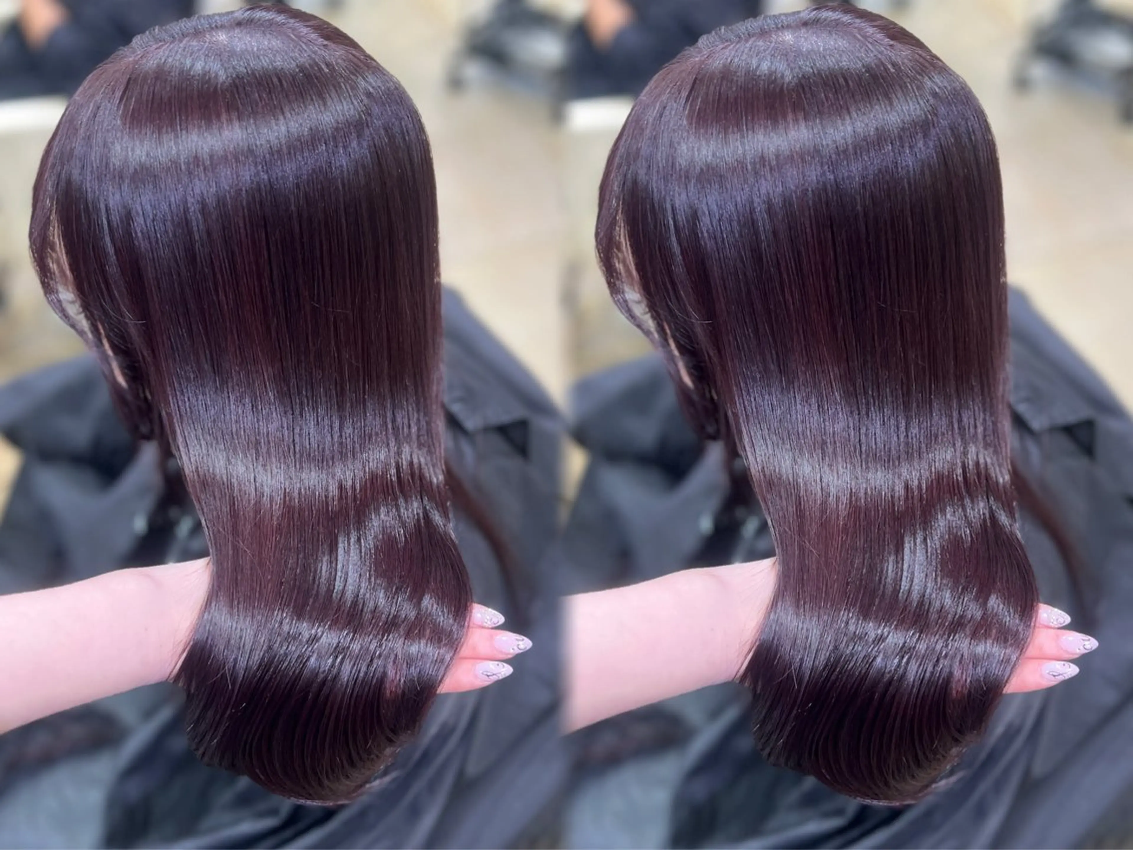 セミロング カラー ラベンダーカラー 顔周りカット 学生 韓国風ヘア レイヤーカット カット ヘアカラー トリートメント 海外風レイヤー🎀 新宿MOMOKA🍑のヘアスタイル