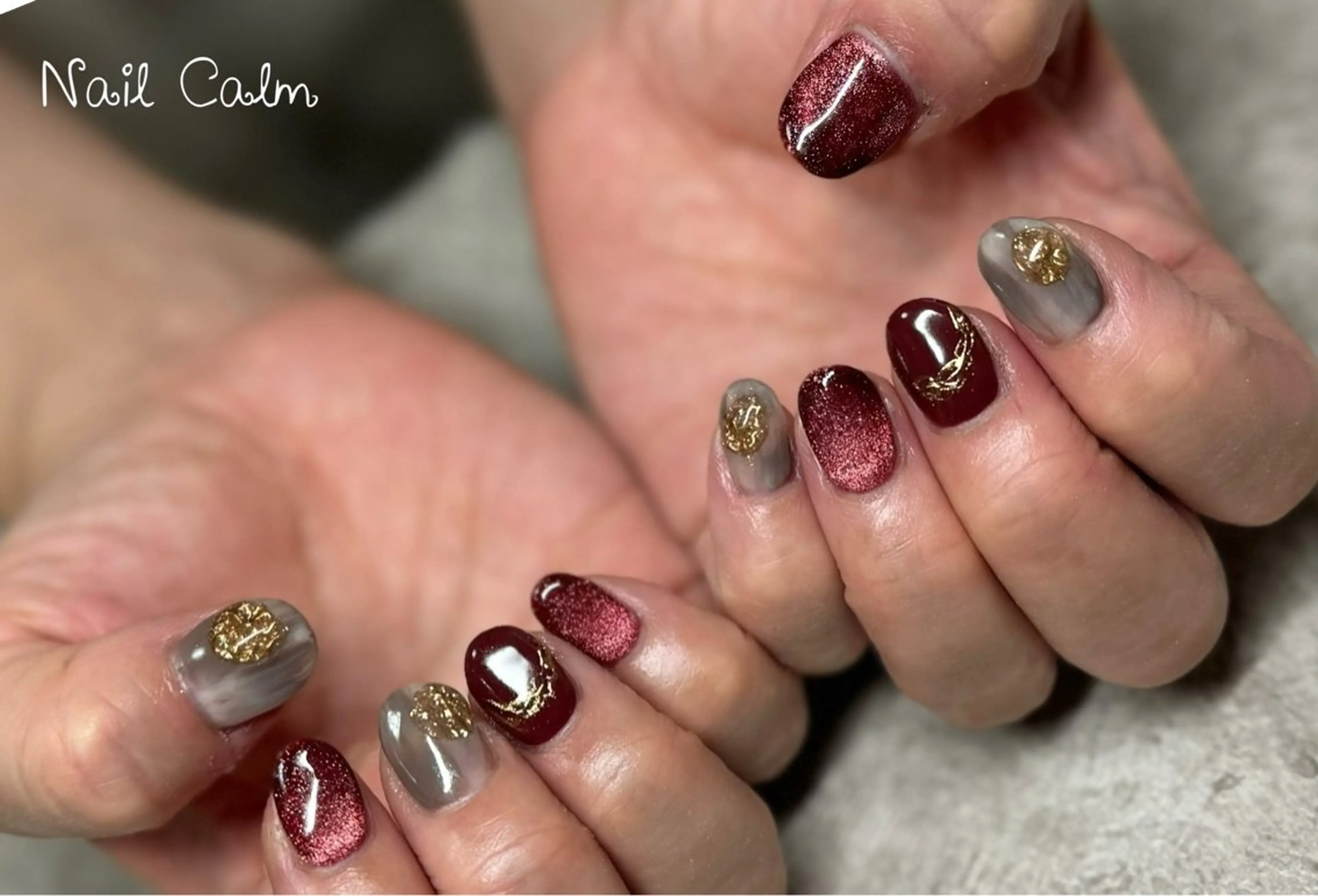 ネイル アートネイル ハンドネイル Nail Calm所属・プライベートサロン Calmのネイルデザイン