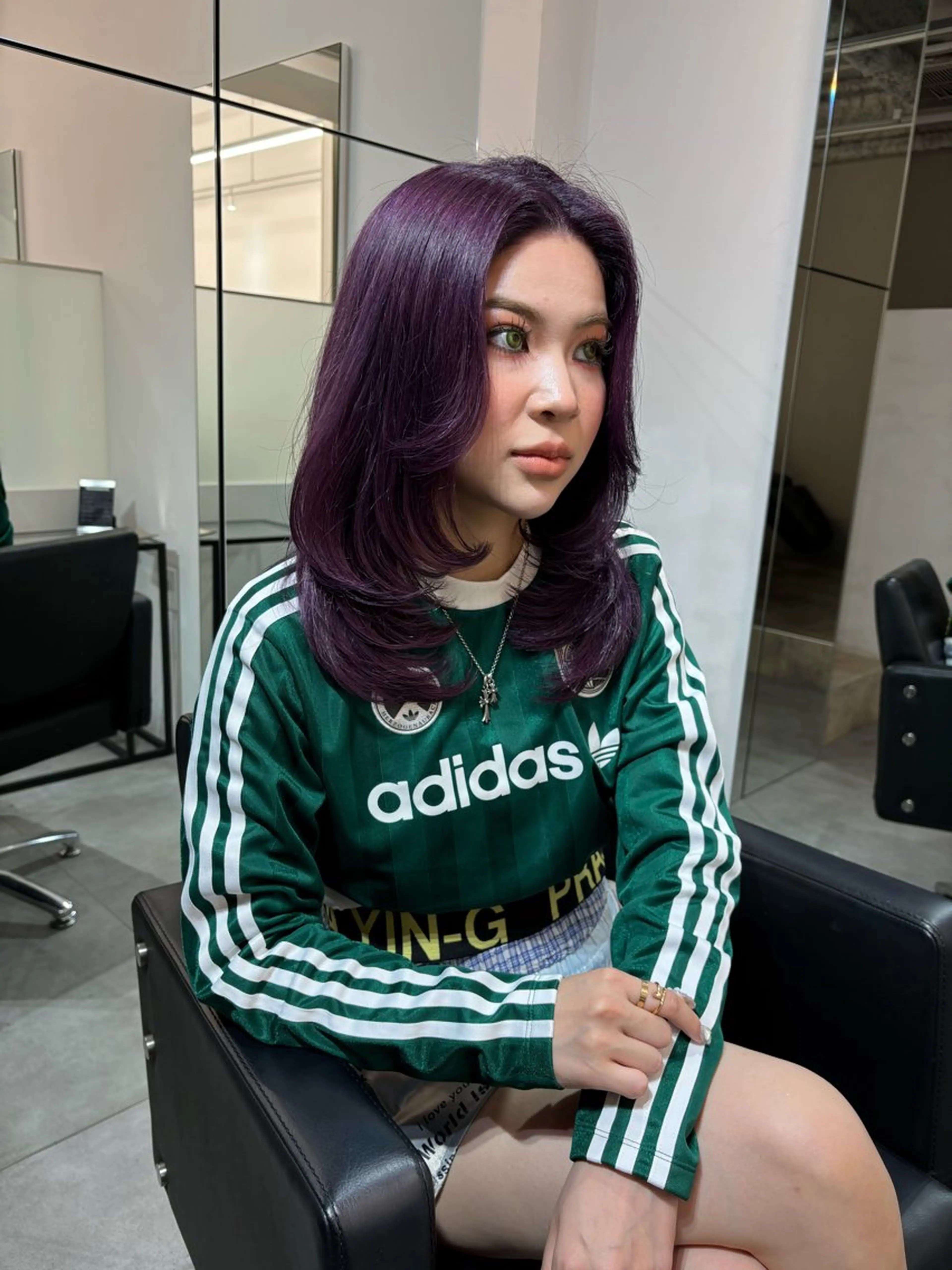 ミディアム カラー nit  by ahnkism所属・カットモデル 盛れるヘア♡MANAのヘアスタイル