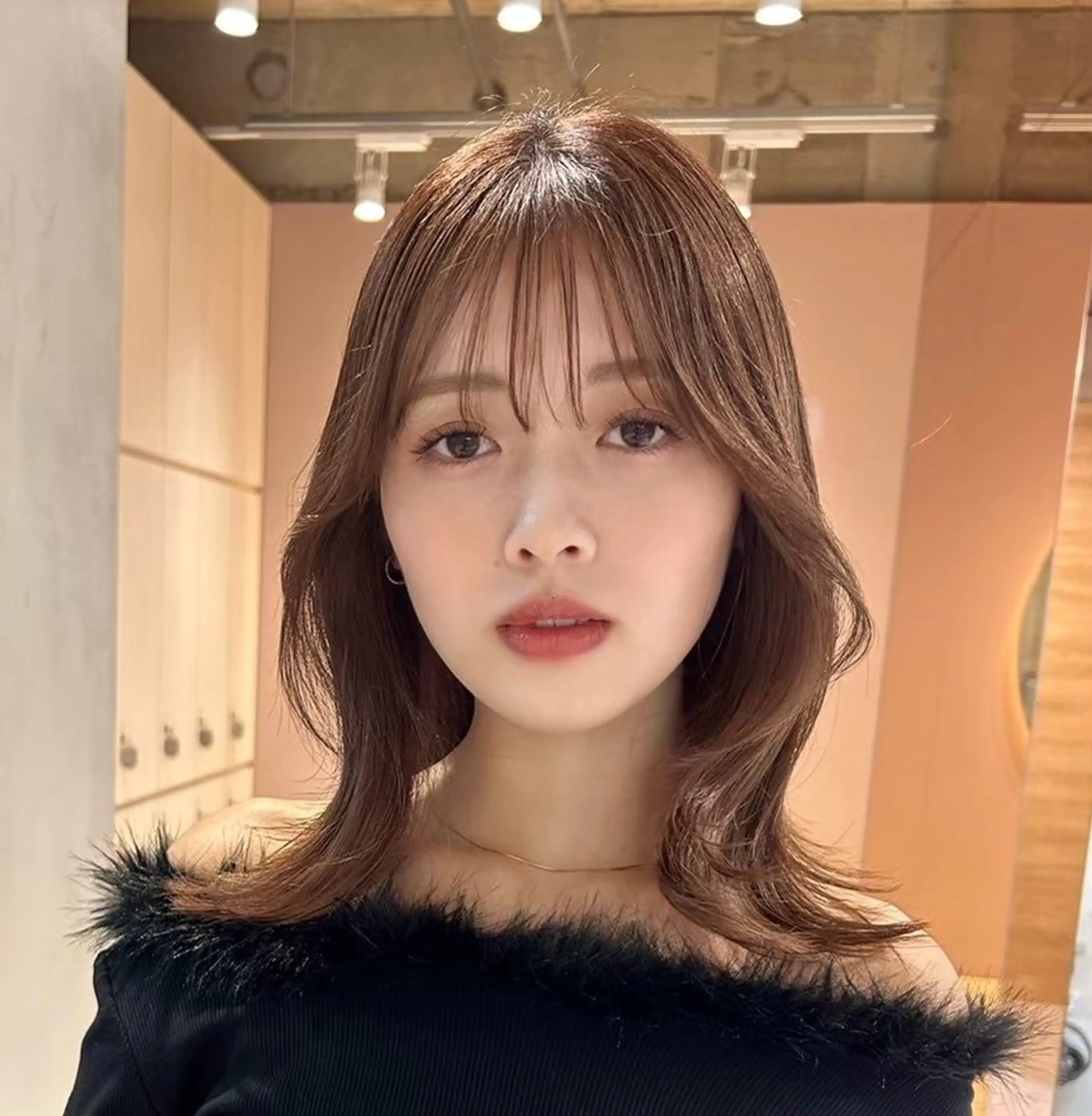 ミディアム くびれヘア ボブ/縮毛矯正/美髪 髪質改善/大和田拓夢のヘアスタイル