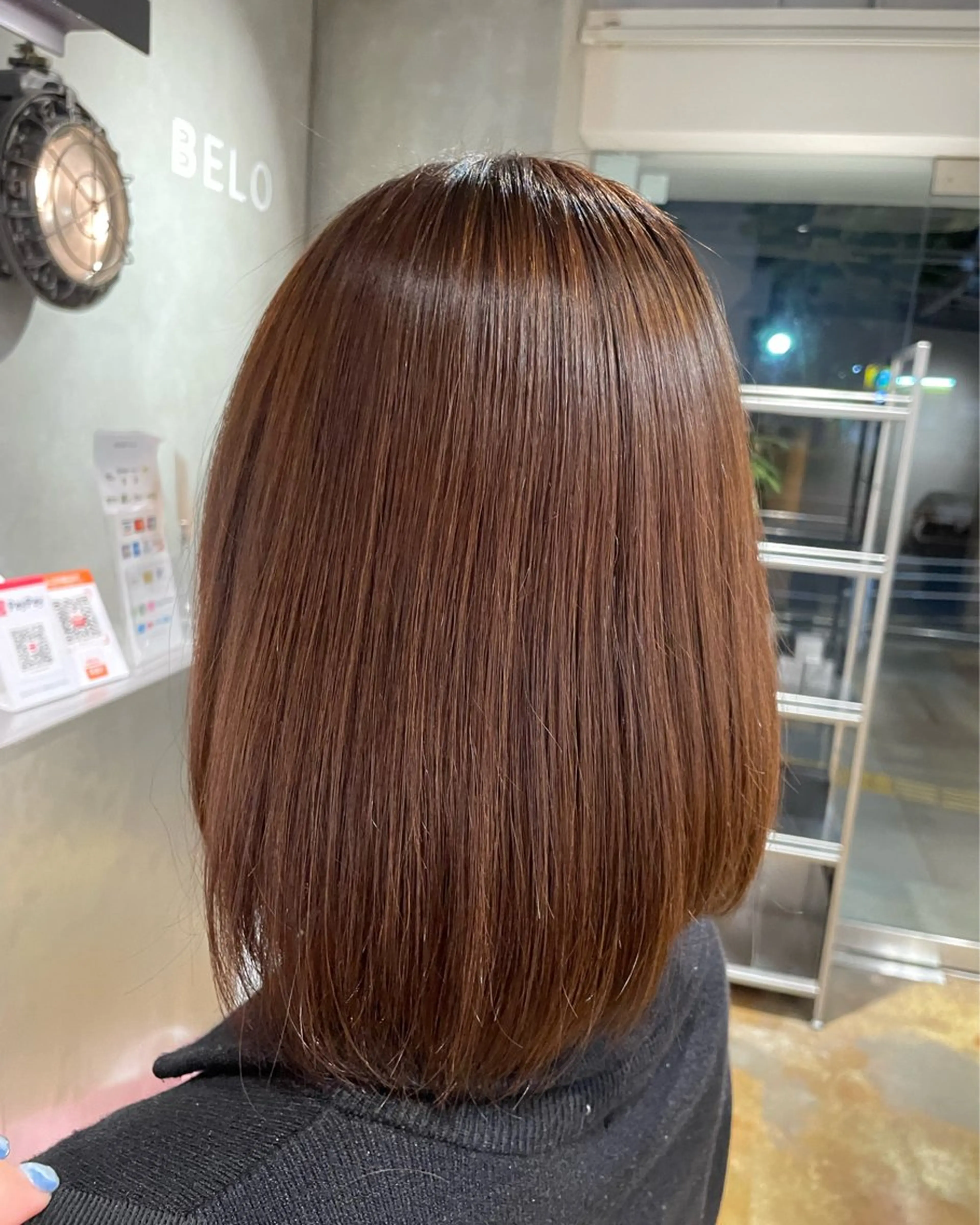 ミディアム BELO 愛未のヘアスタイル