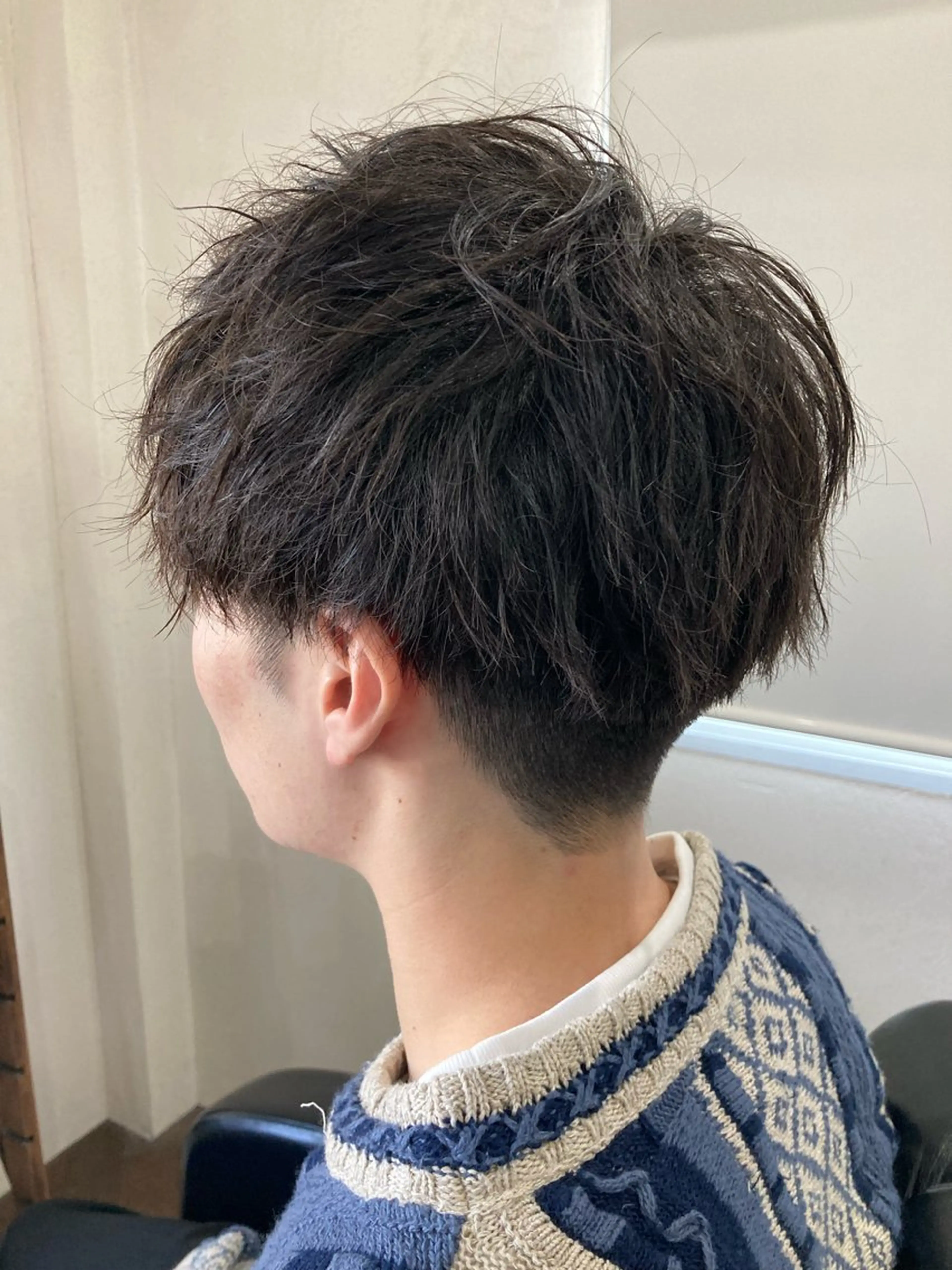 ショート パーマ メンズ マッシュ メンズパーマ ツイストスパイラルパーマ ショートヘア スパイラルパーマ メンズ/ケアパーマ /hayashiのヘアスタイル