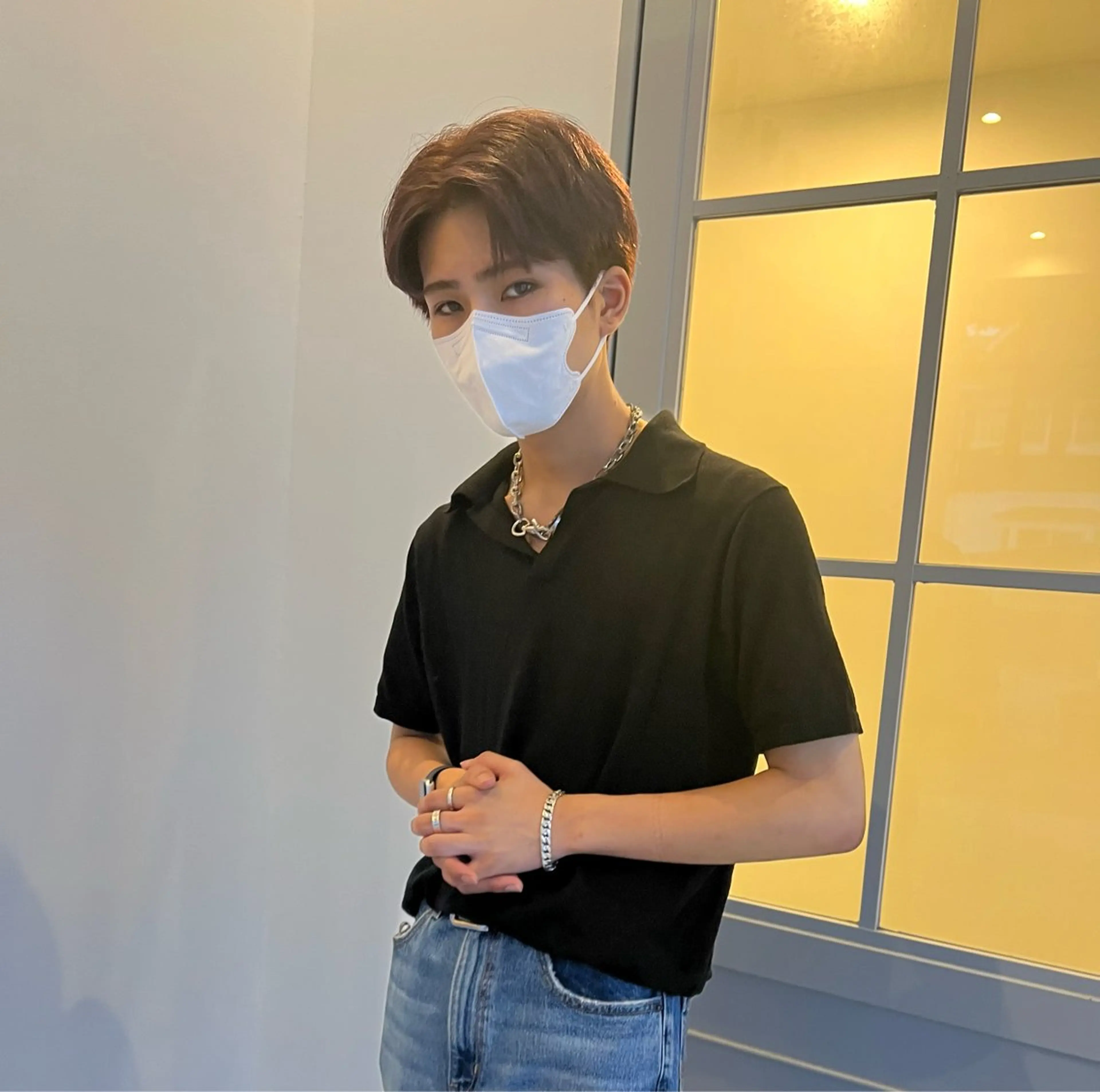 ショート カラー メンズ 宮内大輔 /髪質改善/艶カラーのヘアスタイル