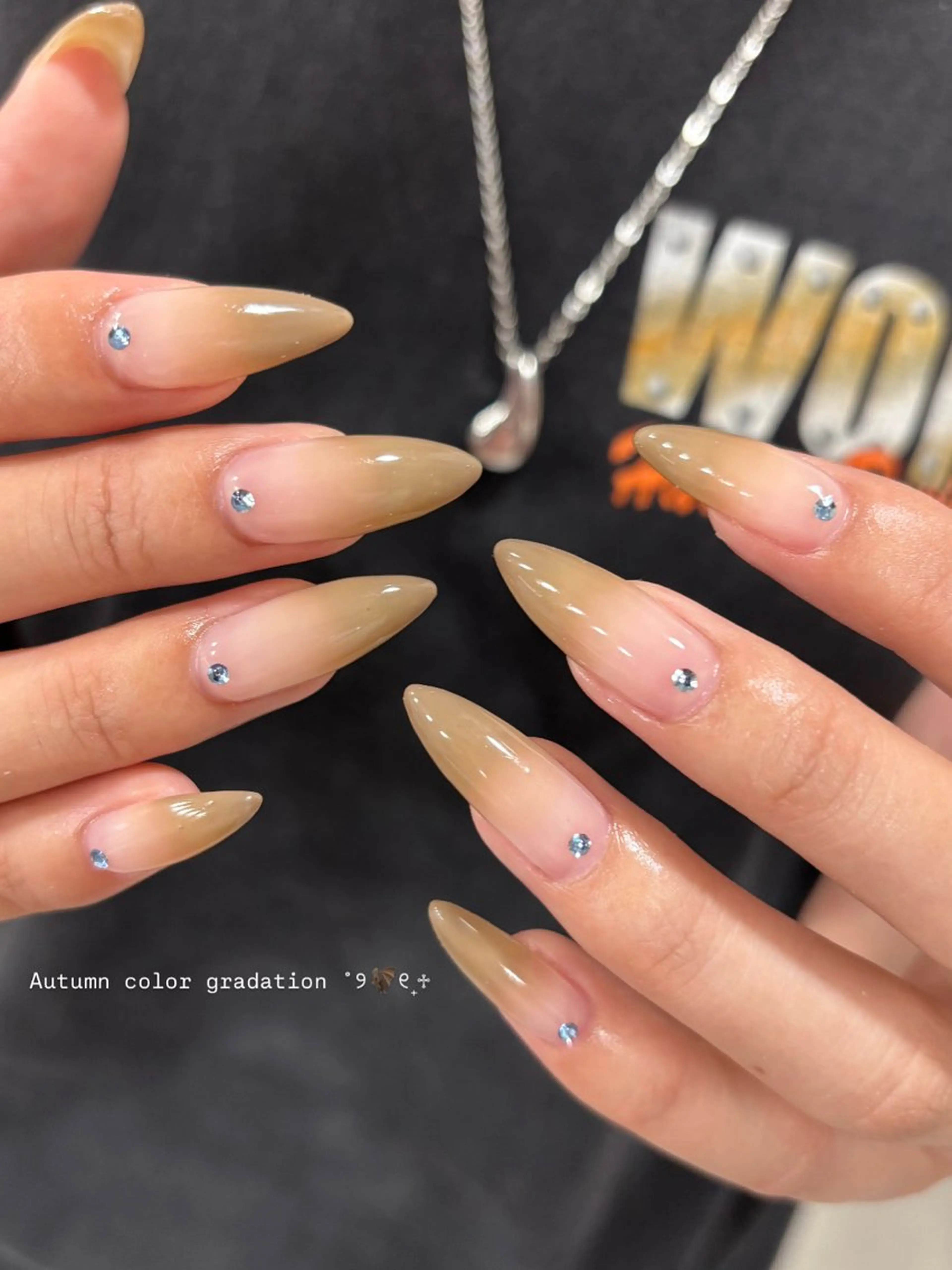 ネイル ハンドネイル 🤎Two ERI🤎のネイルデザイン