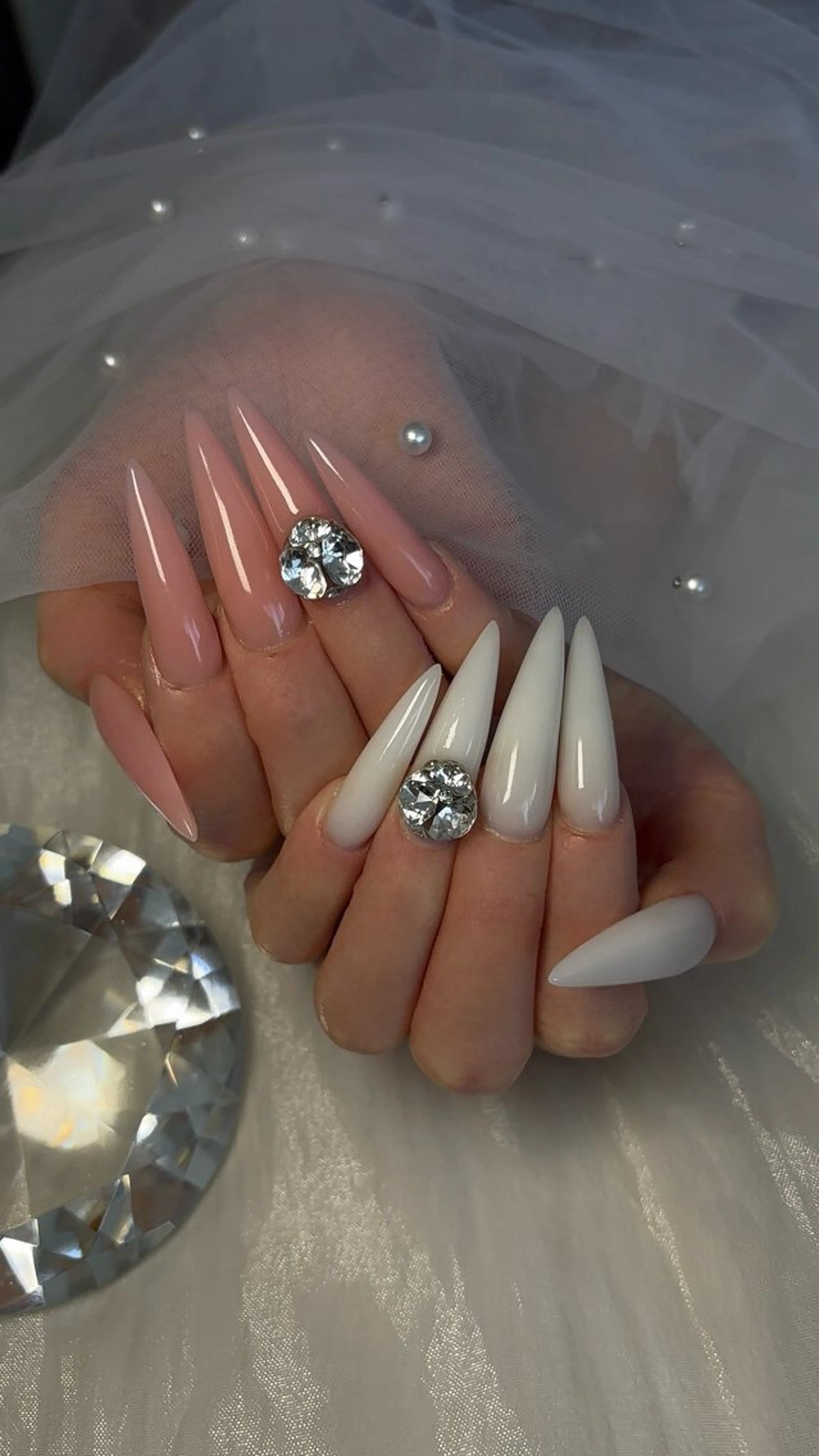 ネイル ロングネイル ハンドネイル salon de belnetta所属・kayo 💅のネイルデザイン