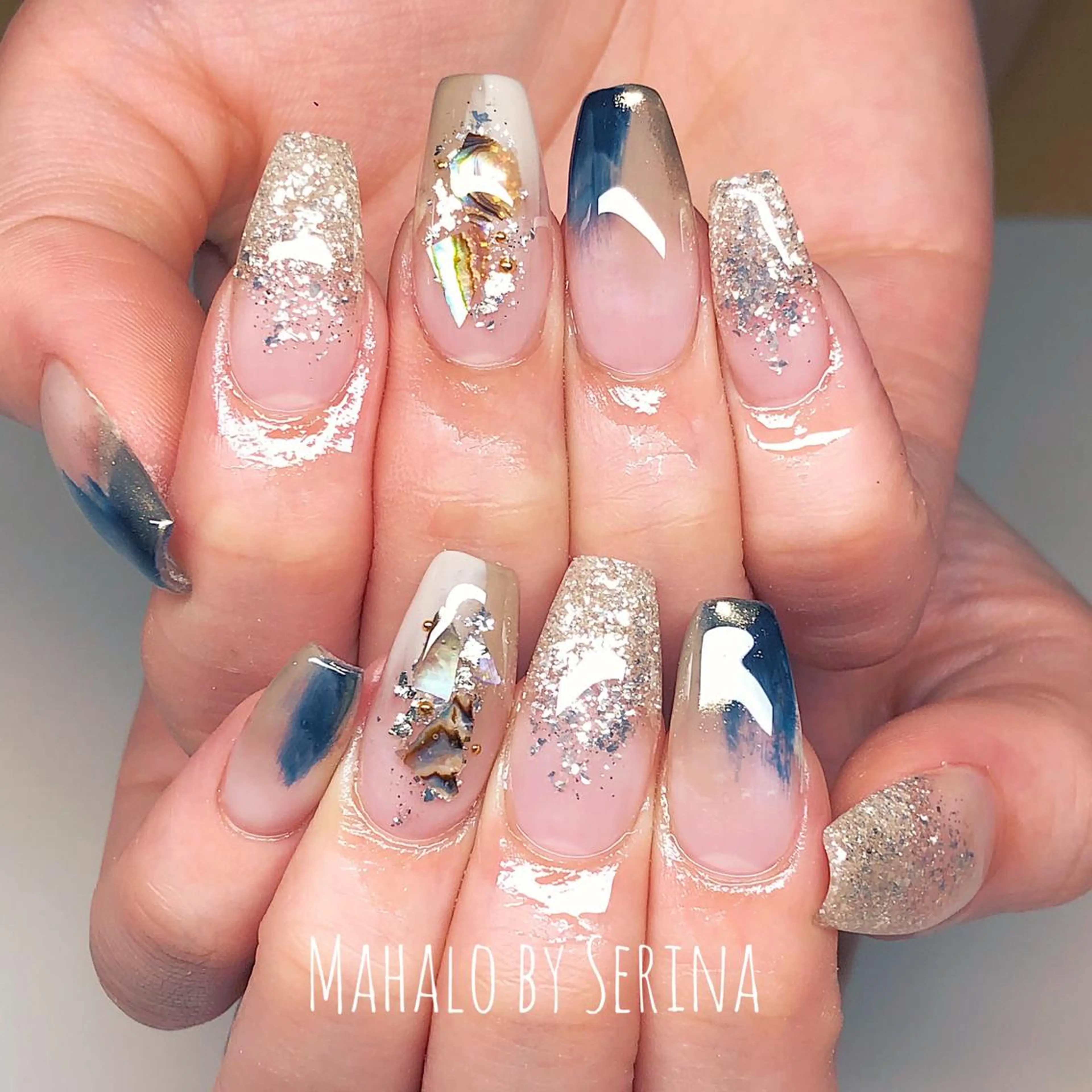 ミディアム カラー ネイル SUNNY BAE. SERINAのネイルデザイン