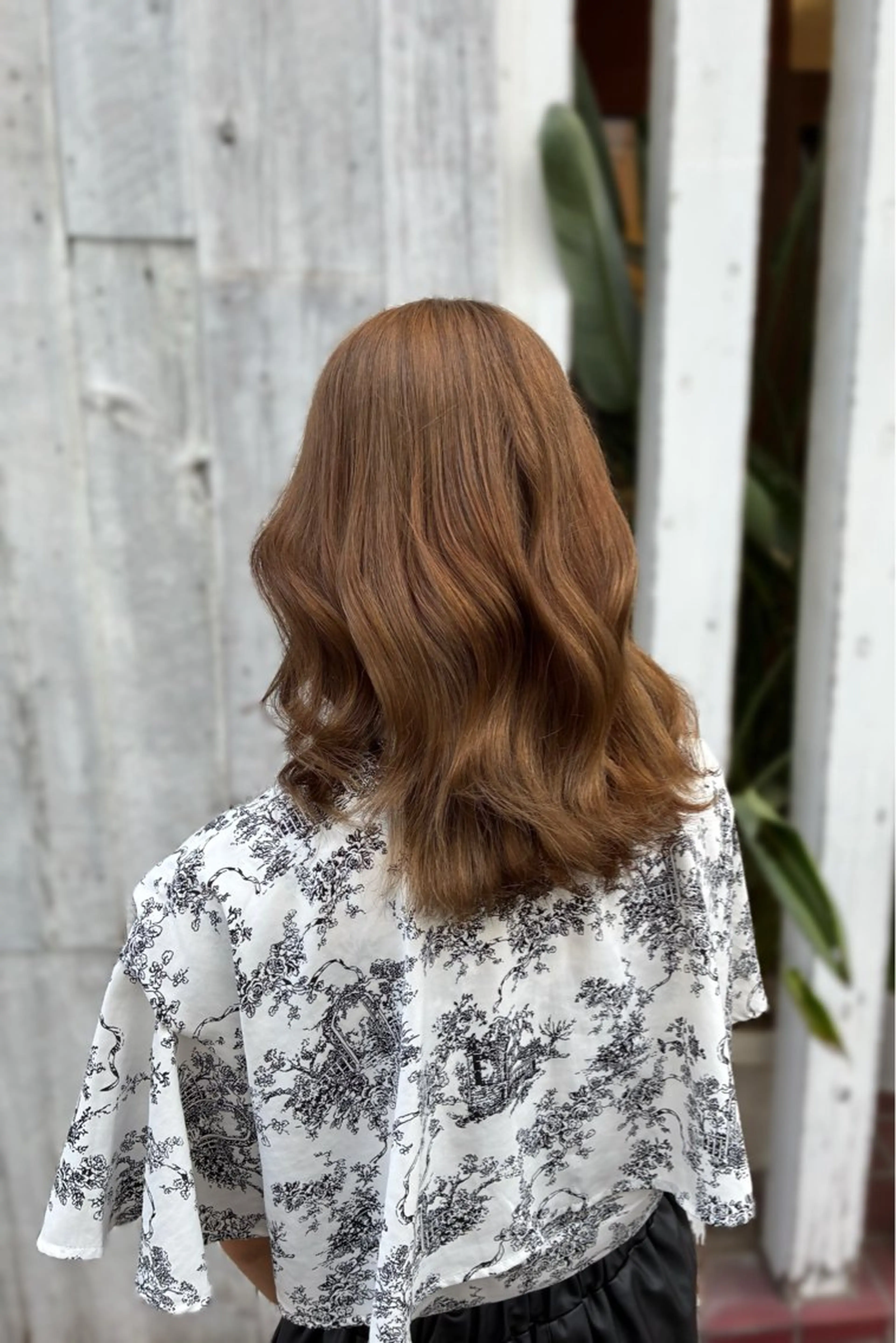 ミディアム カラー ブリーチ ブラウンカラー ナチュラルブラウン ヘアカラー トリートメント 梅原 姫🍬🐰のヘアスタイル