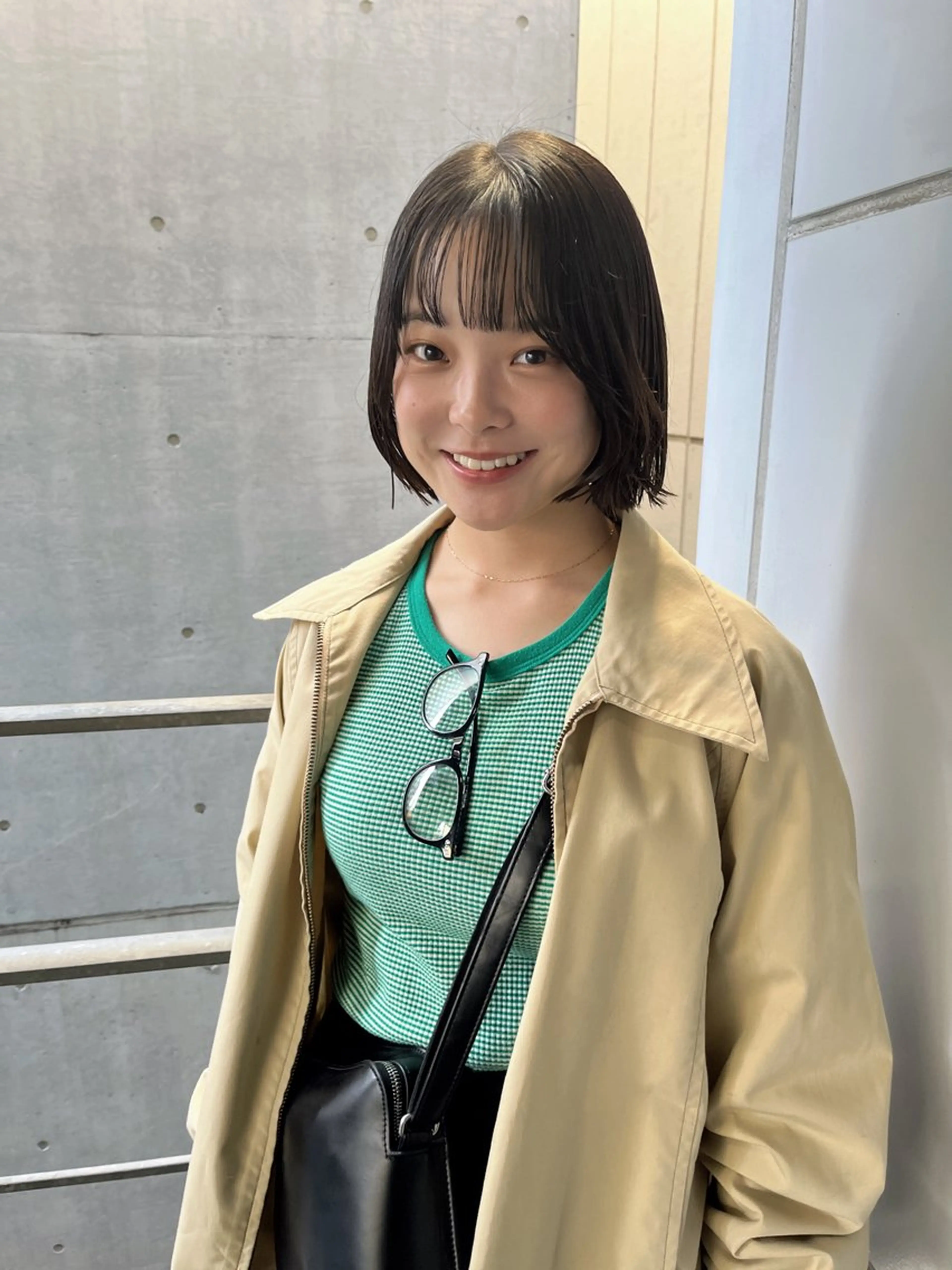 ショート カラー ボブ 顔周りカット レイヤーカット カット ヘアカラー benji仙台所属・KOKI/ ボブ/ パーマ/透明感カラーのヘアスタイル