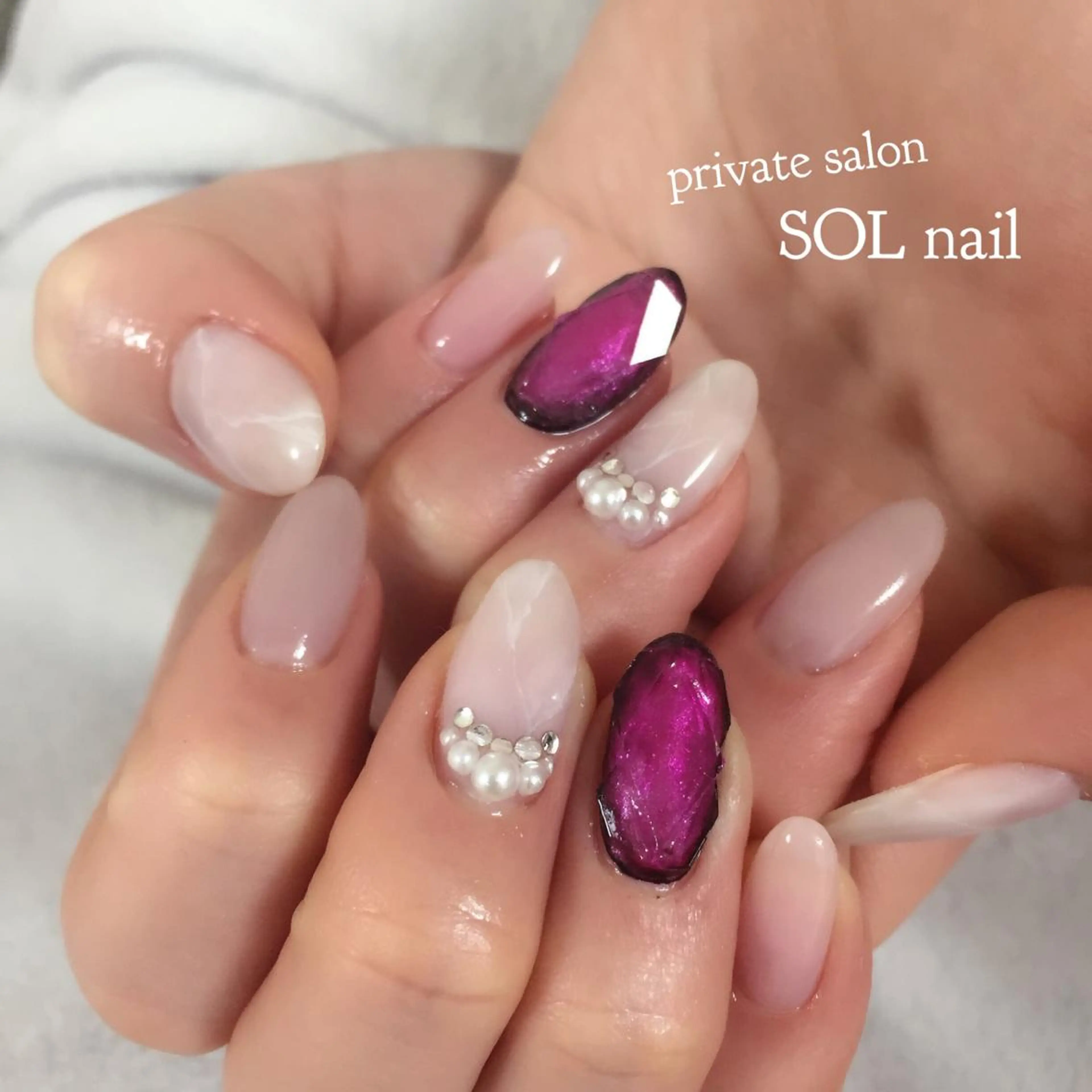 ネイル ハンドネイル SOL NAILのネイルデザイン