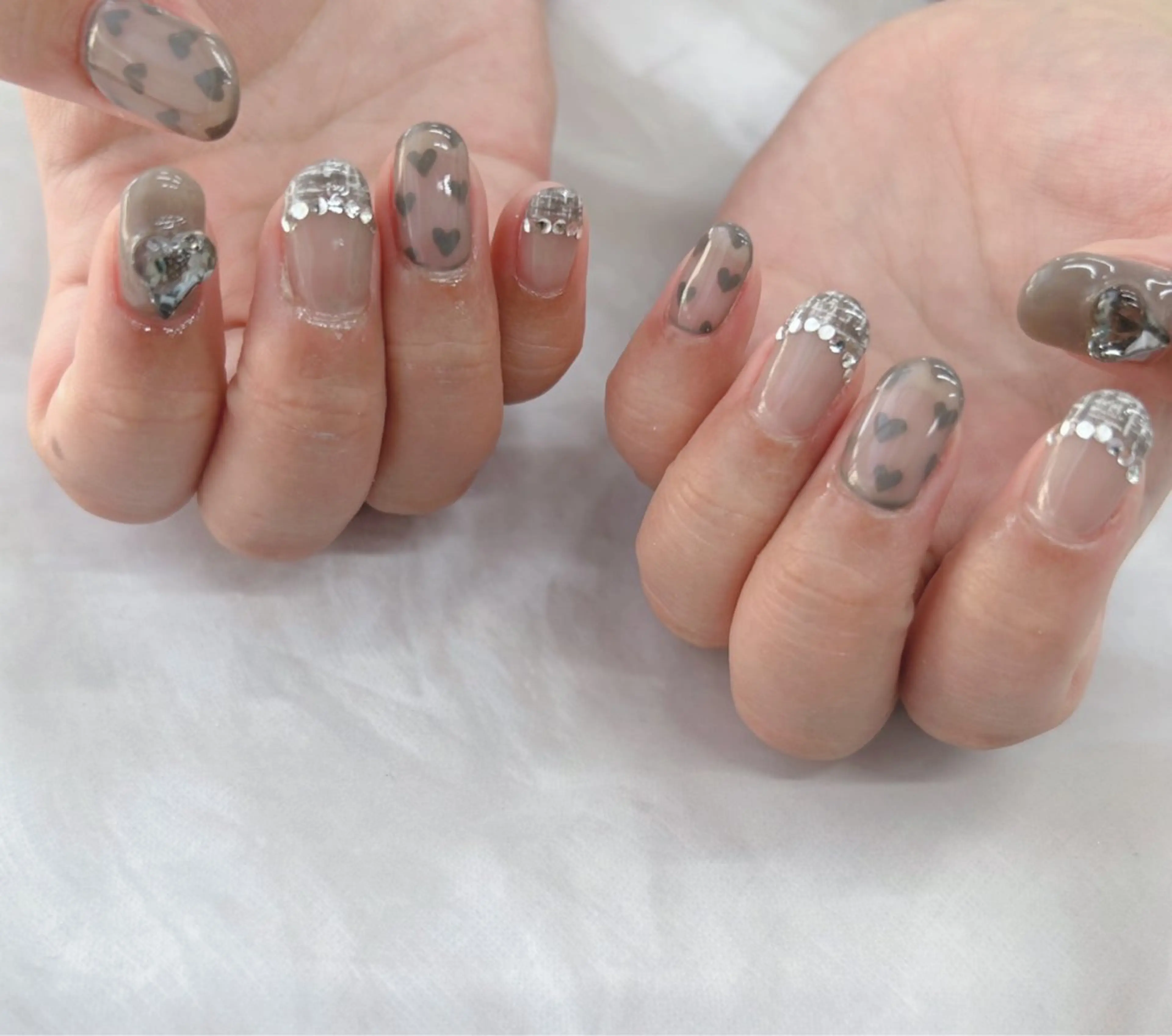 ネイル ハート ハンドネイル Nail Salon agré所属・agré ネイルサロン　アグレのネイルデザイン