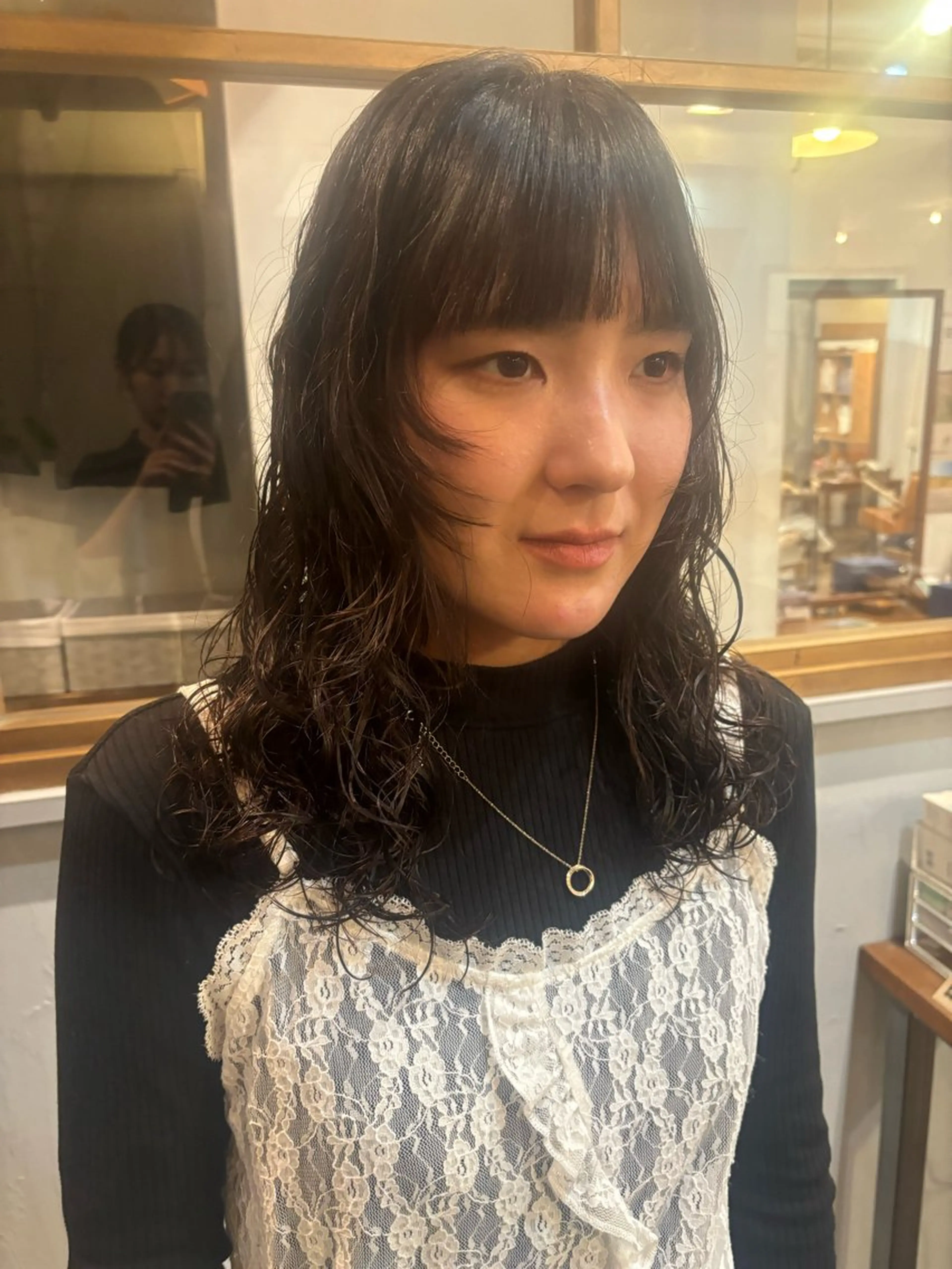 セミロング 中村 紀香のヘアスタイル
