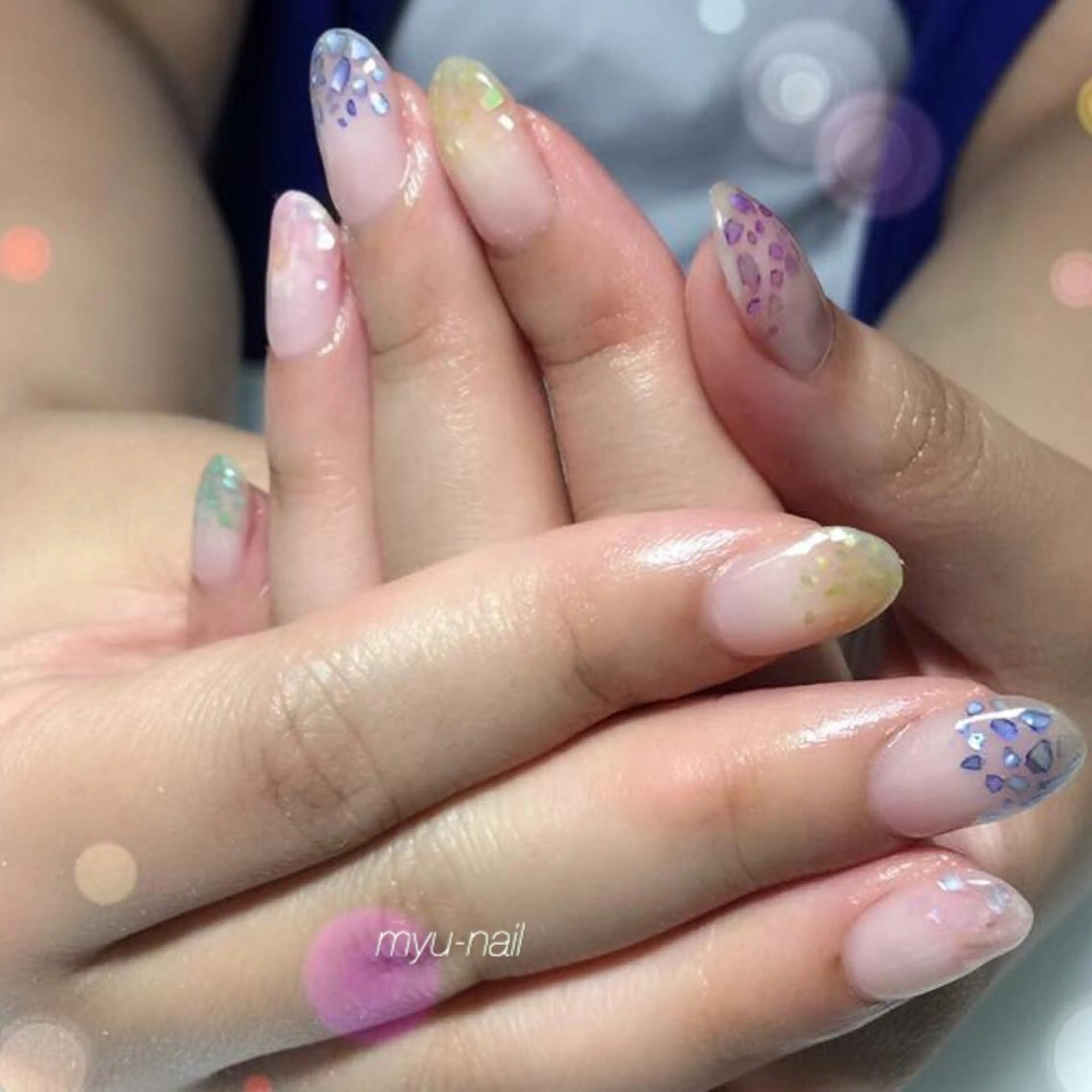ネイル クリアネイル ホームサロン myu-nailのネイルデザイン