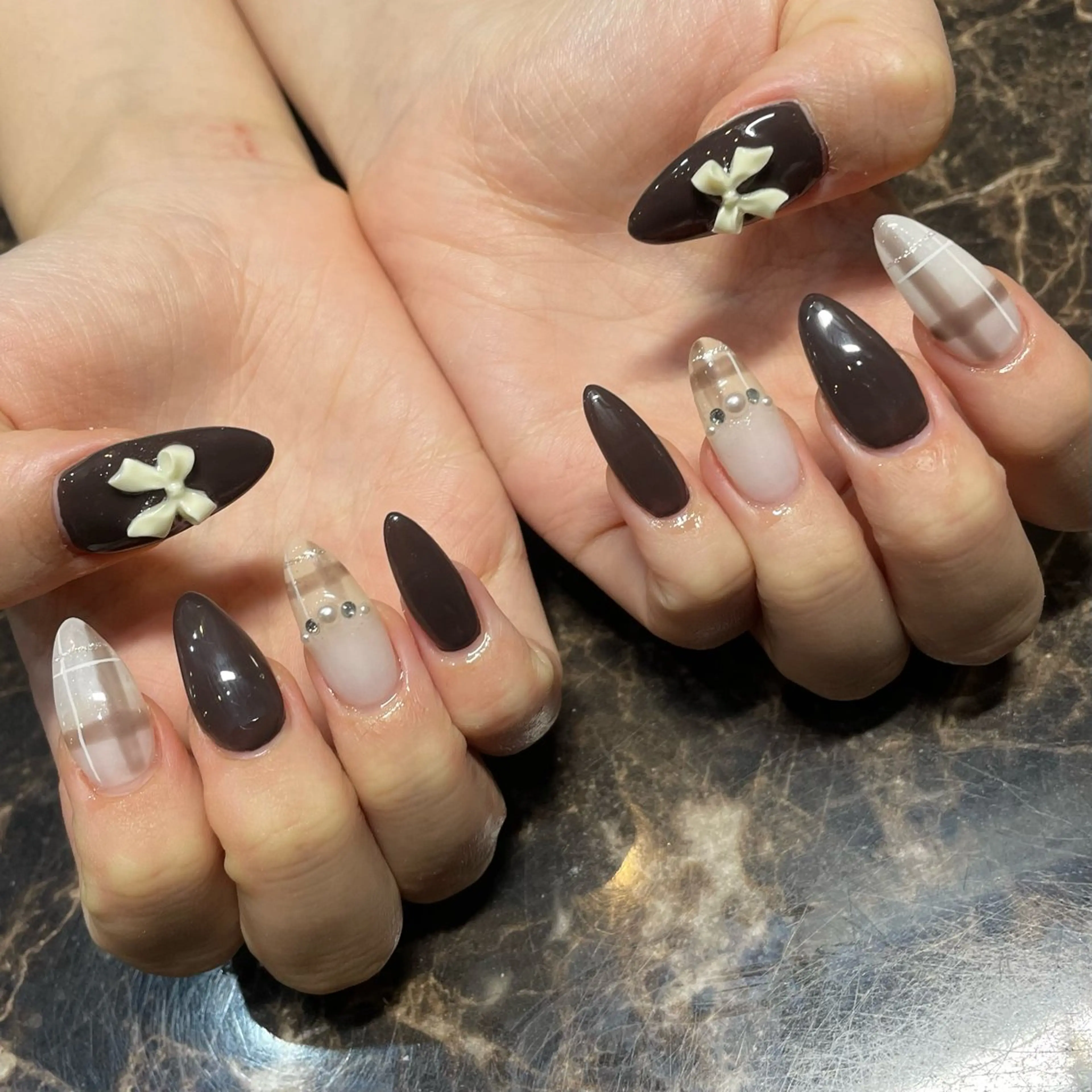 ネイル アートネイル 持ち込み スカルプネイル ネイルチップ ハンドネイル IROHA NAIL 横山佳那のネイルデザイン
