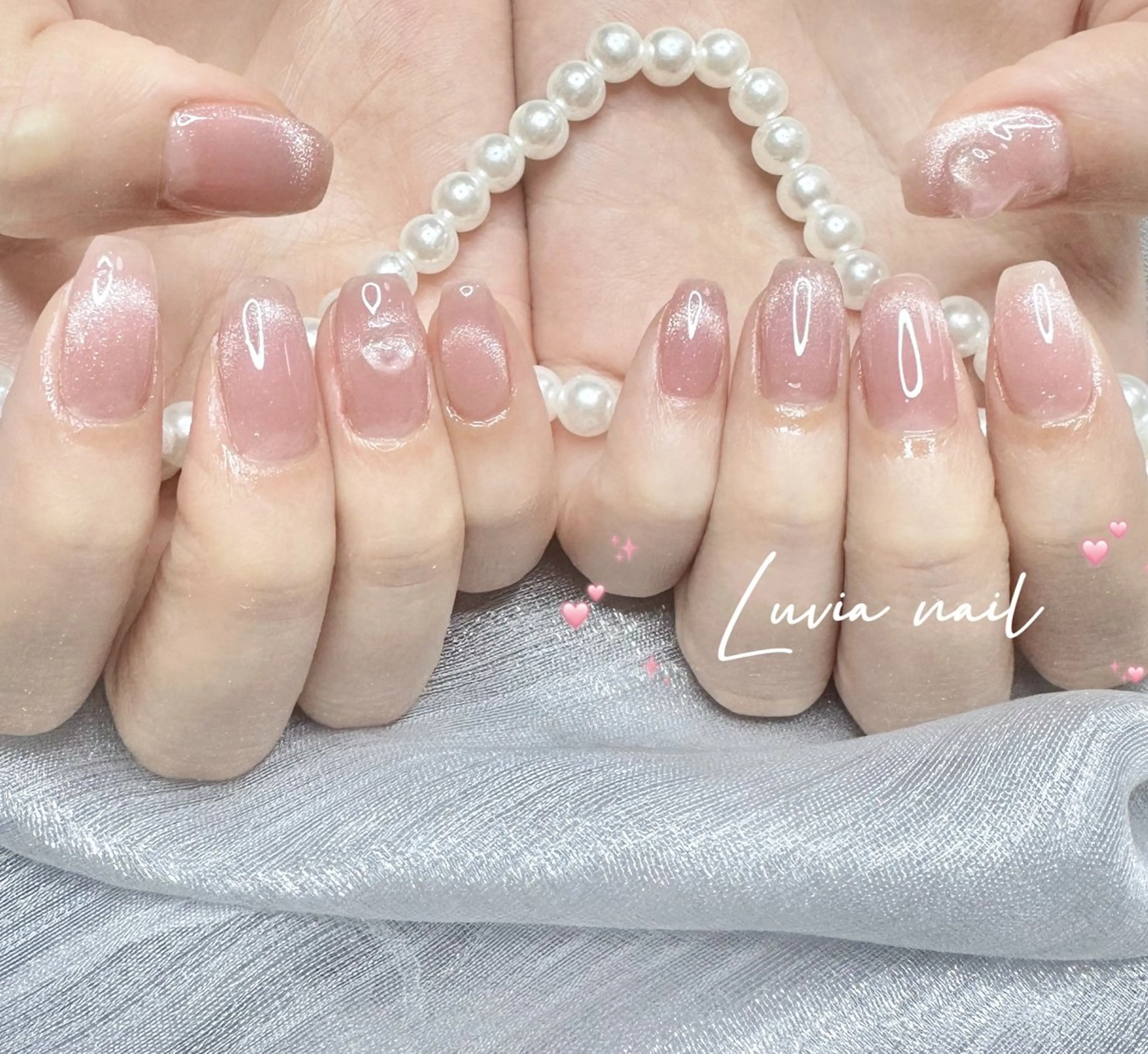ネイル 🎀Luvia ワンホンネイル💫のネイルデザイン