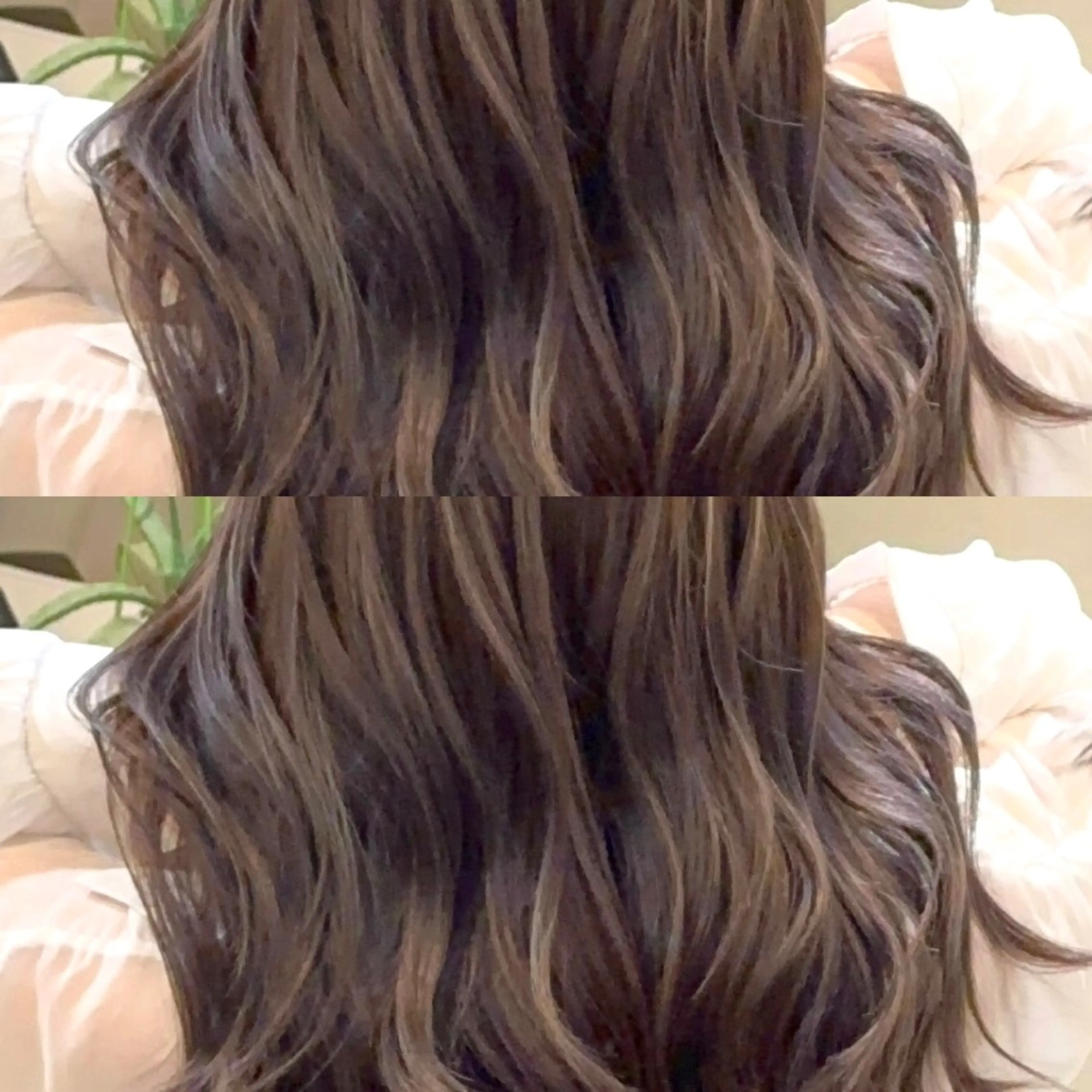 ロング カラー カット ヘアカラー トリートメント 艶髪カラー/透明感 美髪/白髪/ﾑﾅｶﾀのヘアスタイル