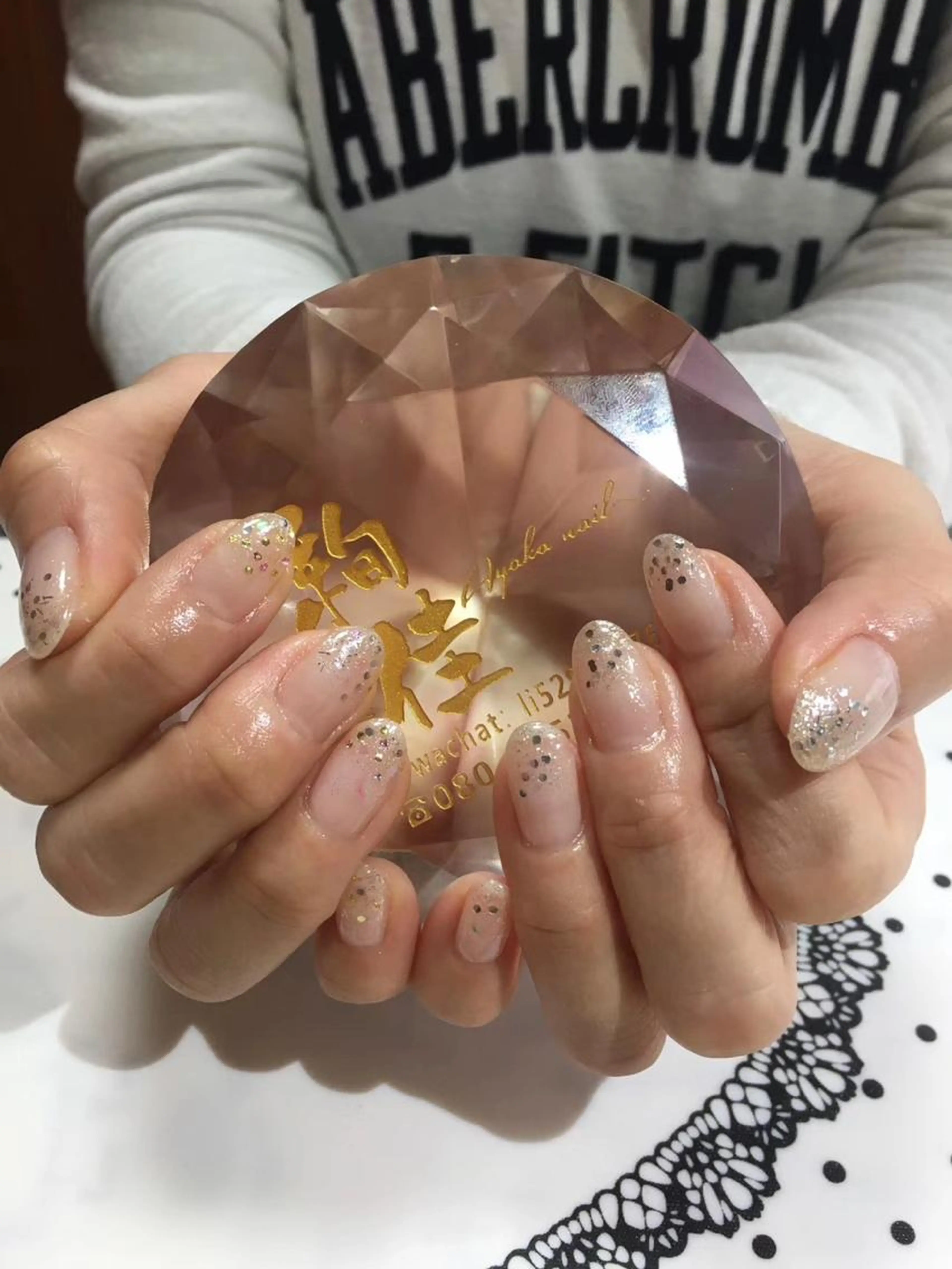 ラメグラデーション（自店オフケア込み）の写真