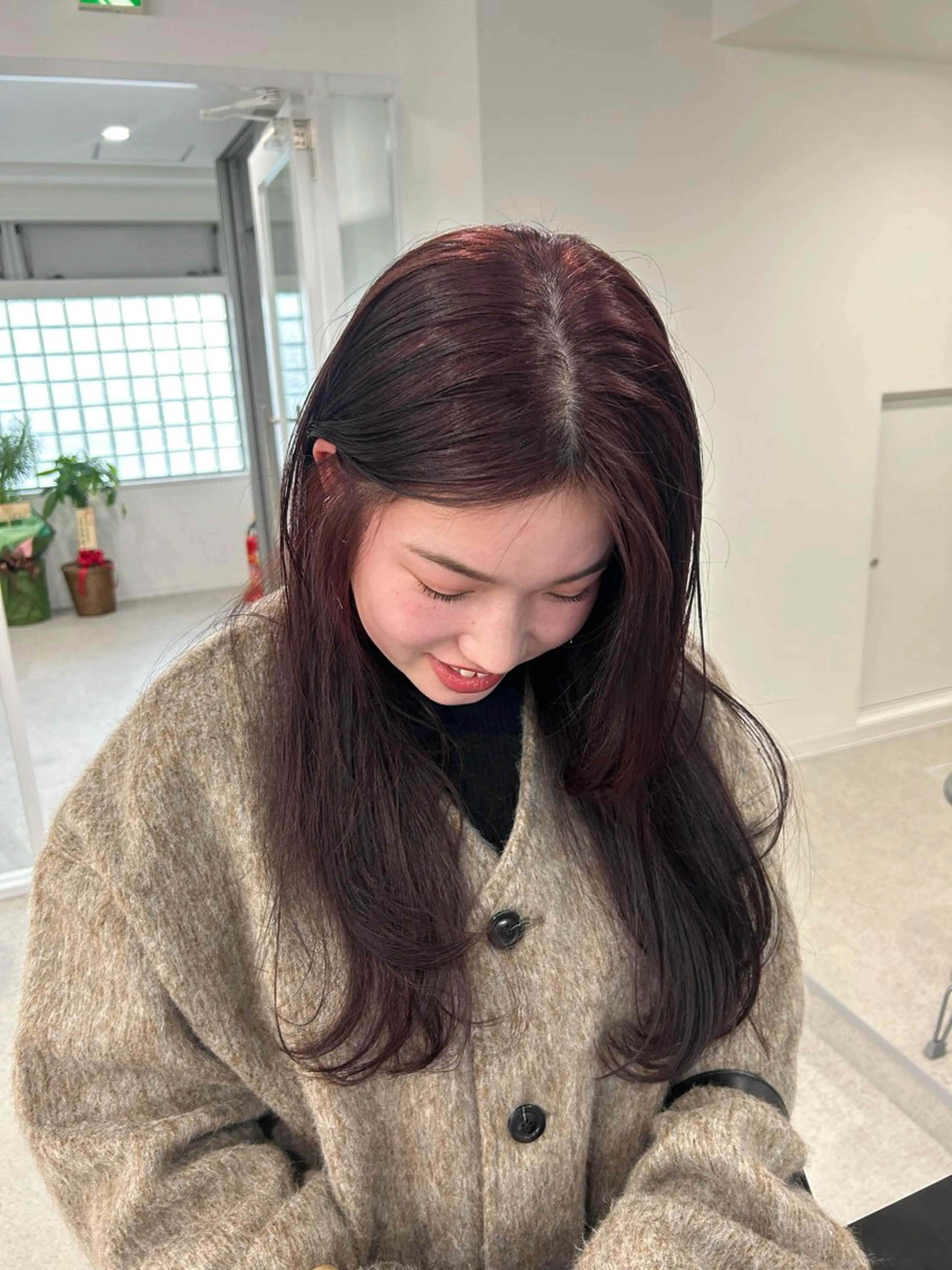 ロング カラー 髪質改善 愛結 暖色カラー🎀🩰のヘアスタイル