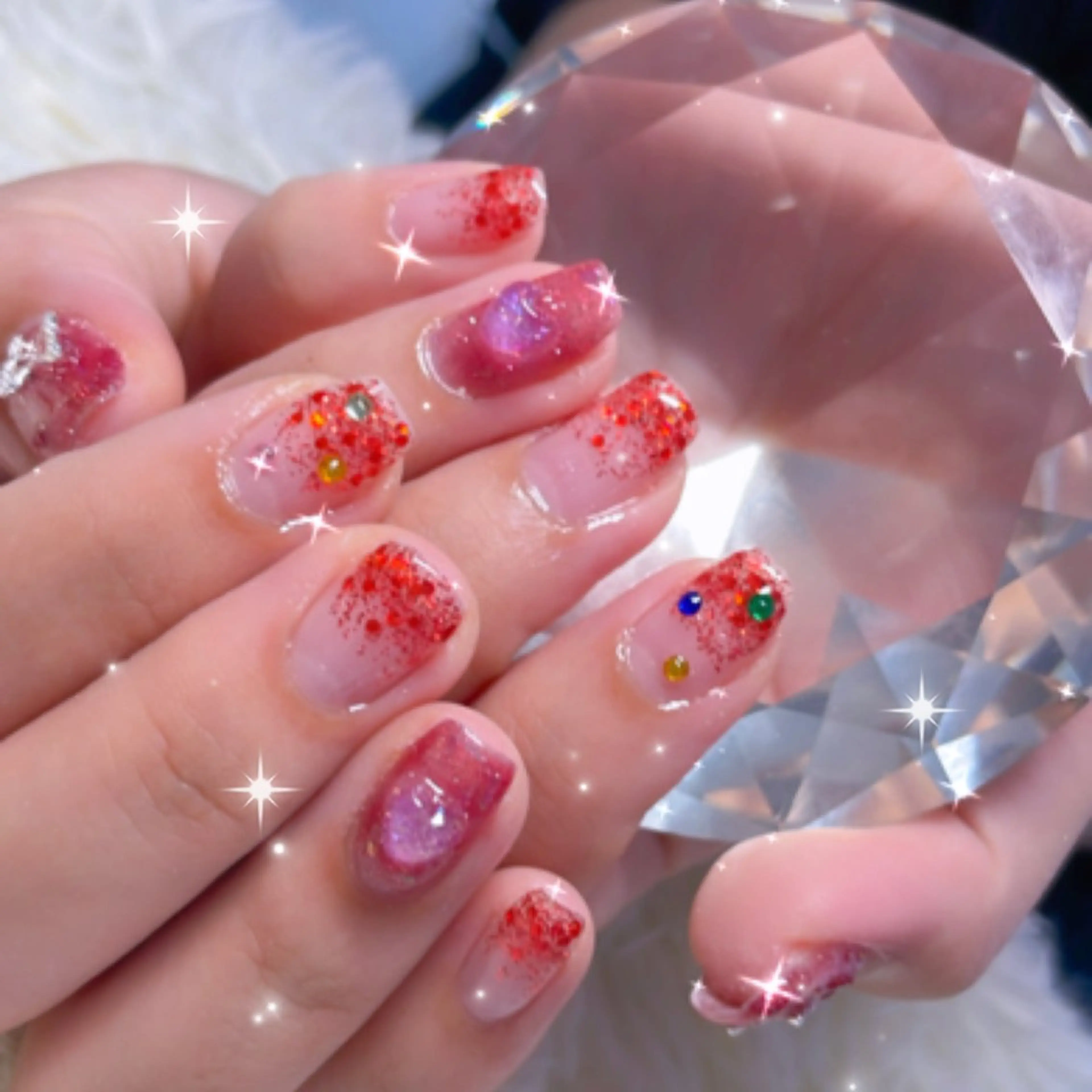 ラメグラ ・フラッシュ ワンカラーの写真