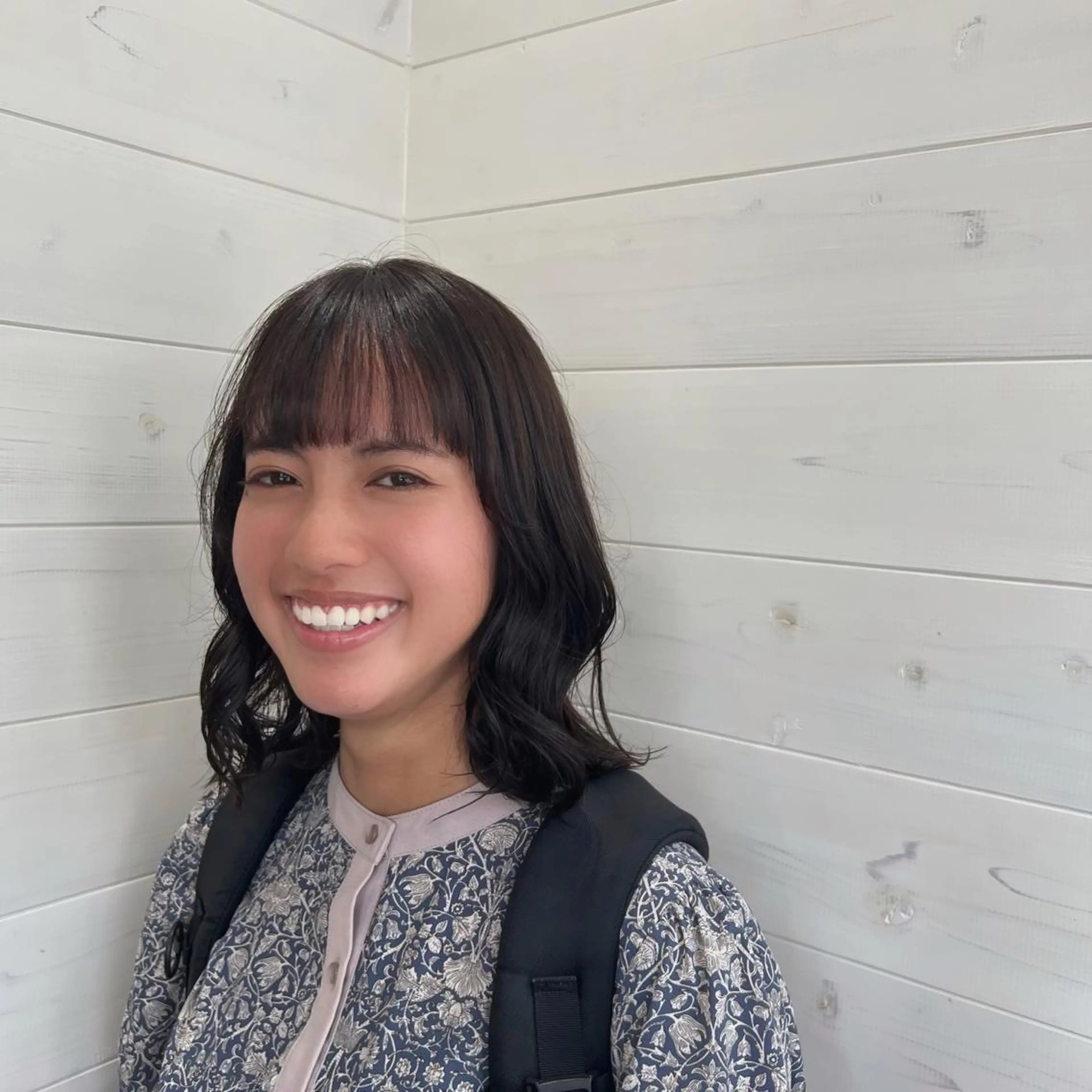 ミディアム アッシュ ボブ 🍇おぐら めぐみ🍇のヘアスタイル