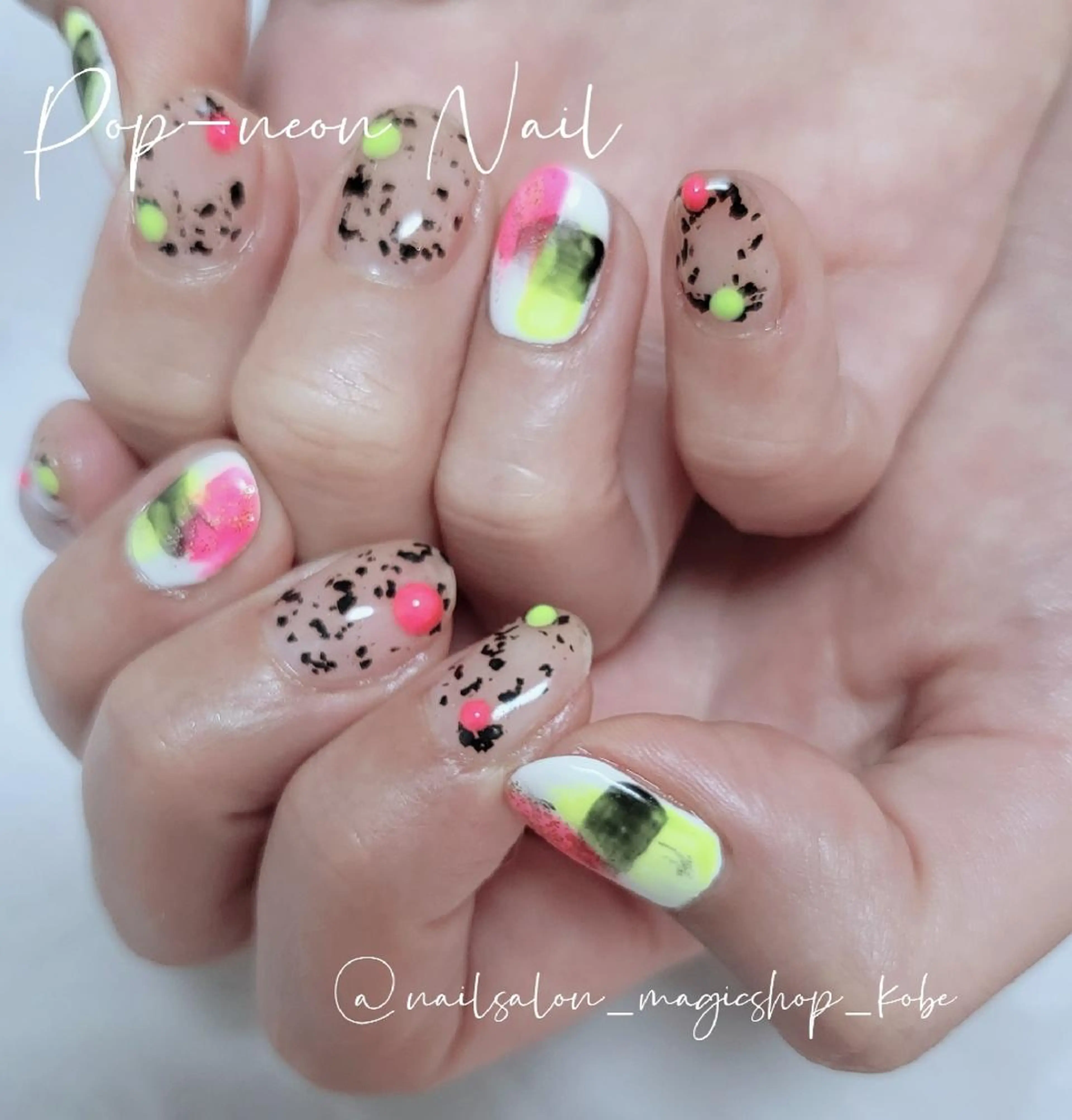 ネイル ジェルネイル シンプルネイル ソフトジェル ハンドネイル Nailsalon MagicShopのネイルデザイン