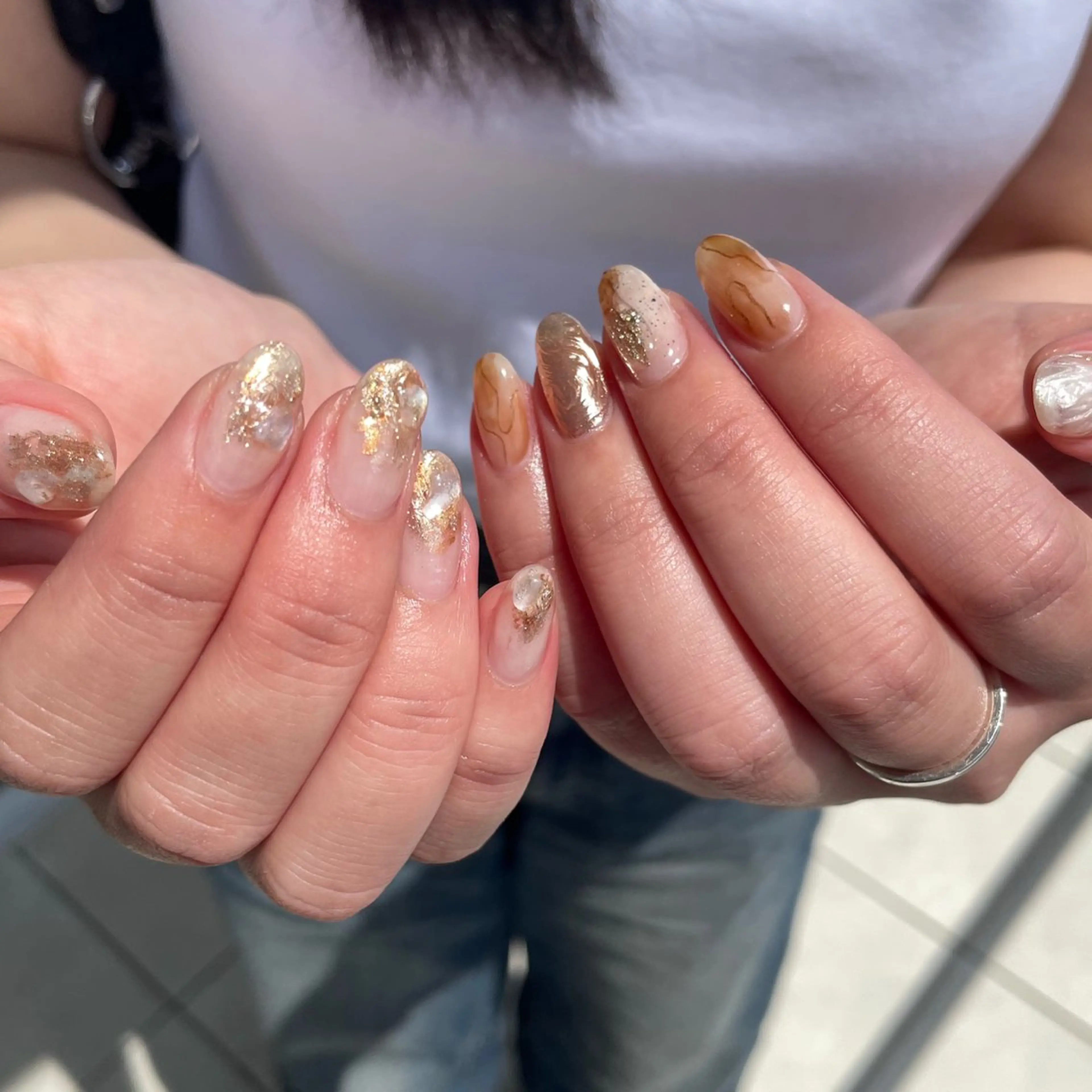 【オフあり】完全おまかせトレンドニュアンスネイル🫧の写真