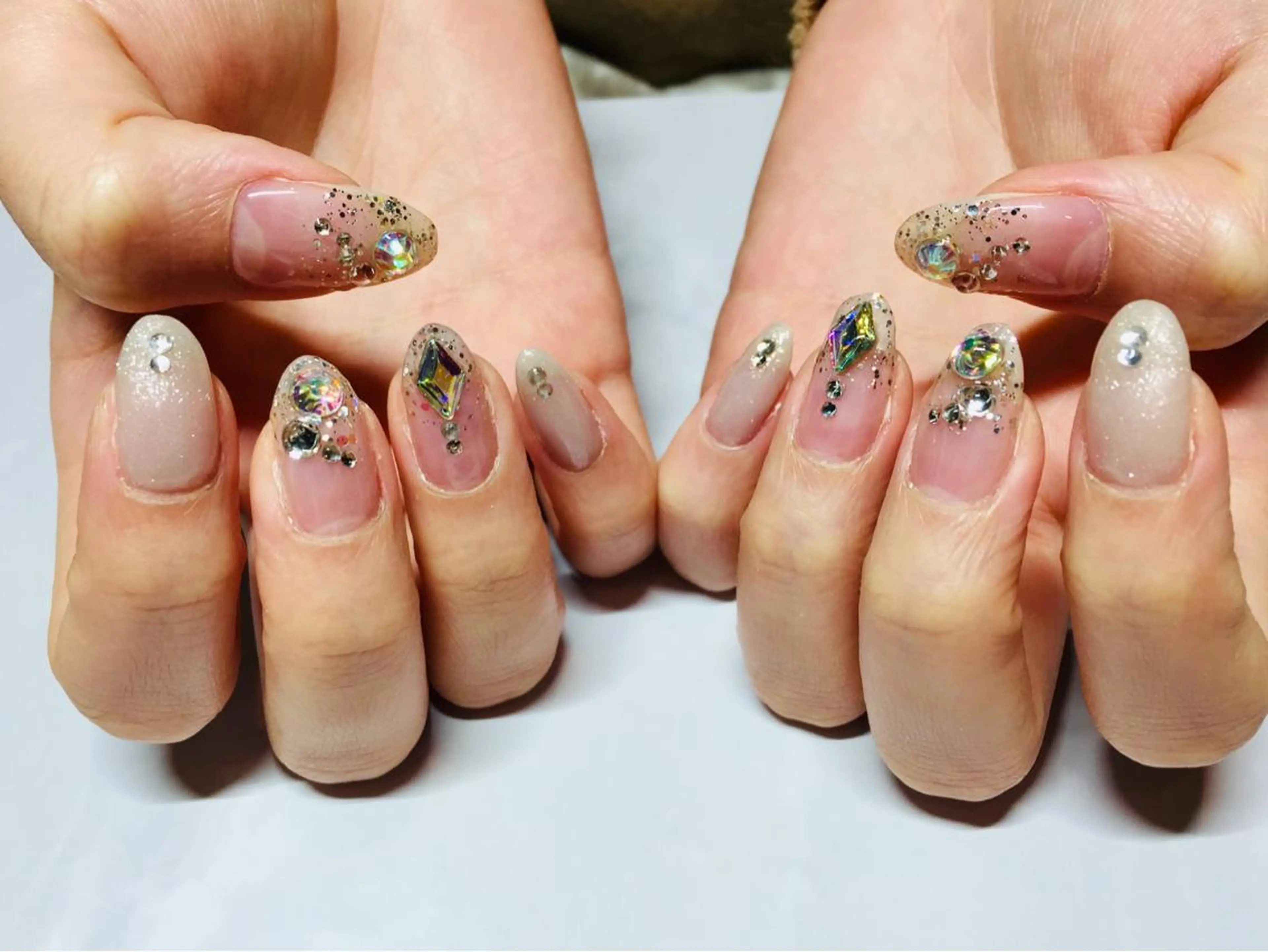 ネイル ハンドネイル goldgleams ちなのネイルデザイン