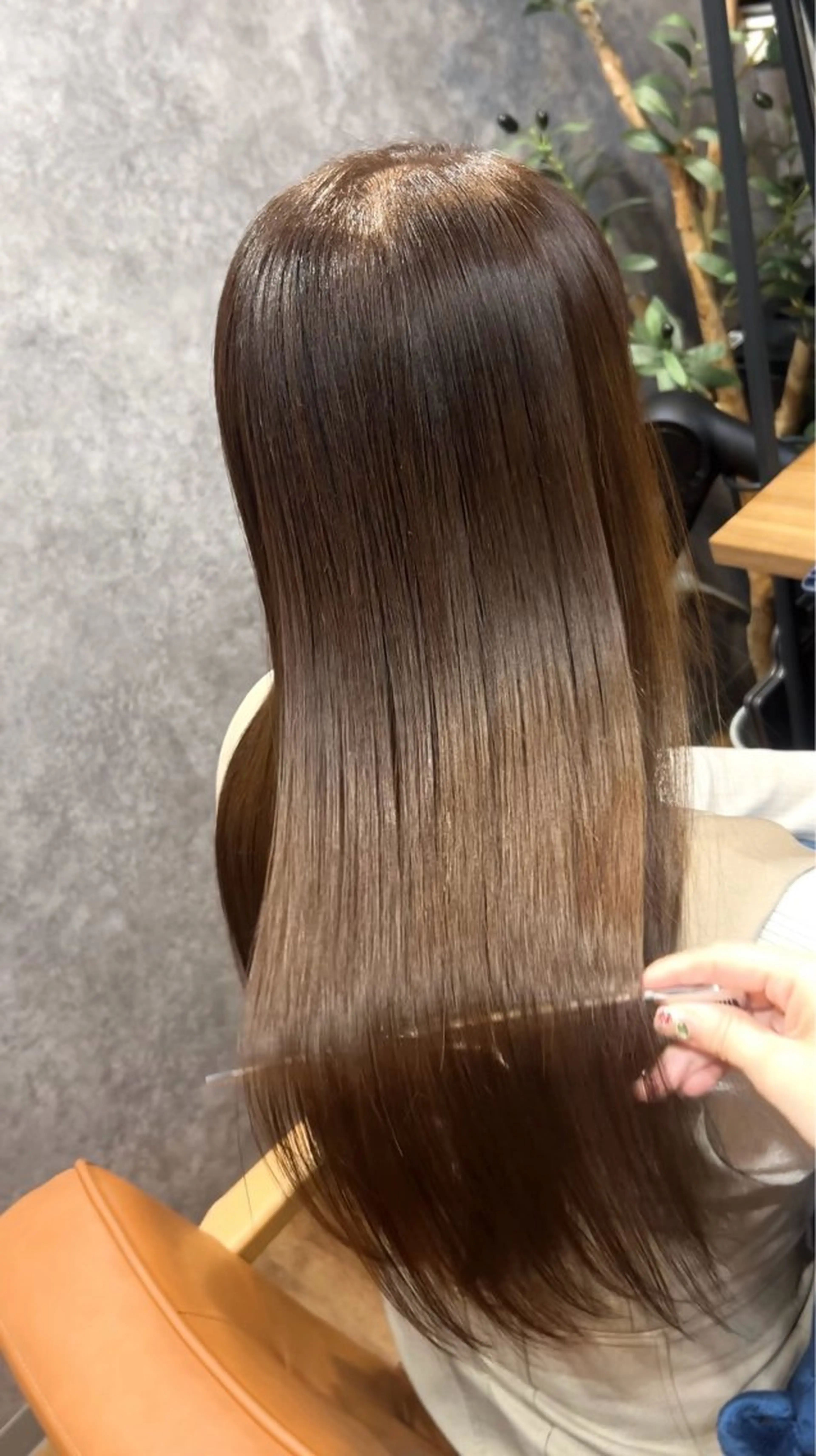 ロング カット 縮毛矯正 トリートメント cocoa【ココア】船橋所属・Cocoa船橋🦄 chinamiのヘアスタイル