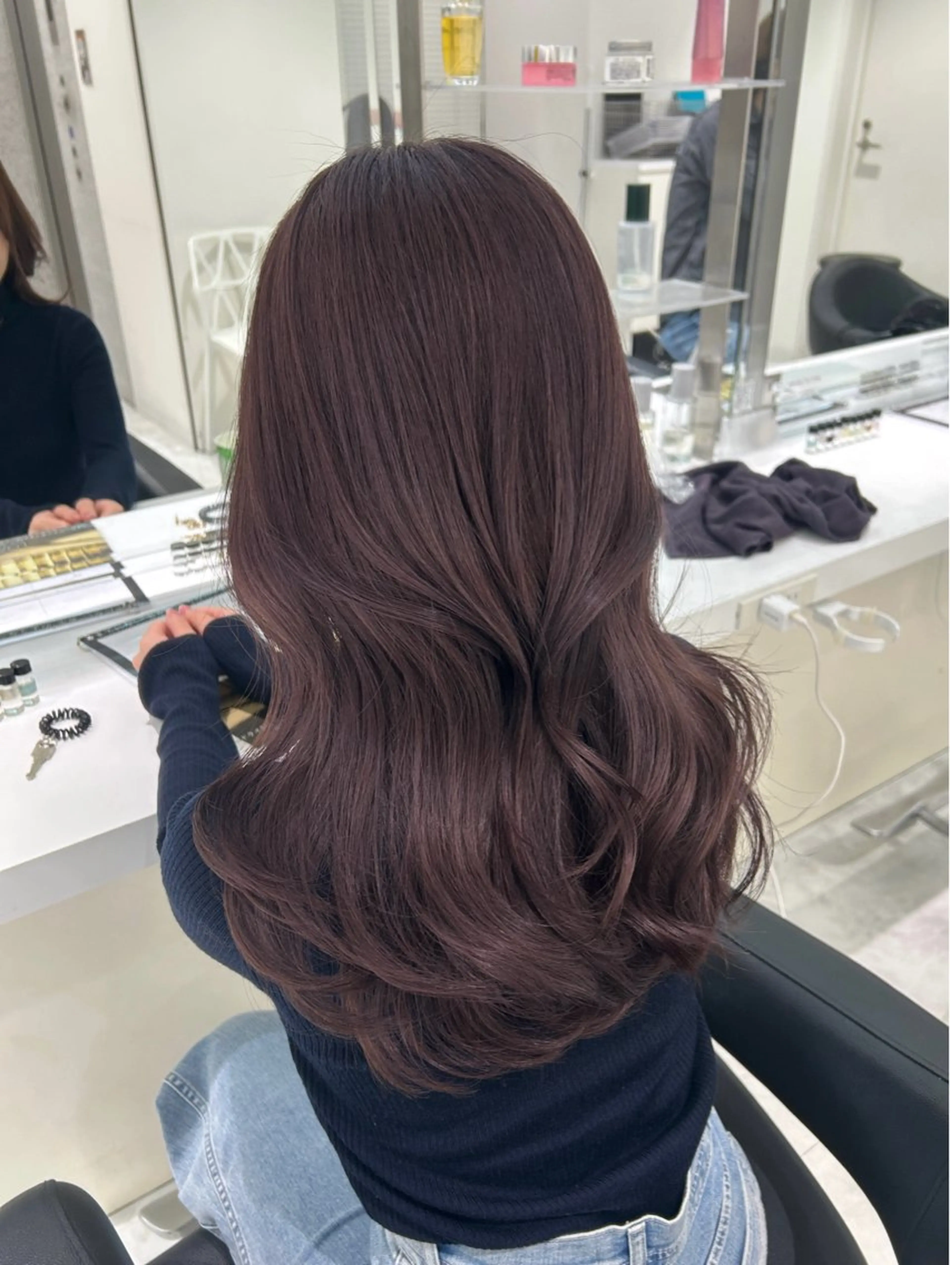 ロング カラー ヘアカラー トリートメント 💗ブリーチなし暖色 kotono💗のヘアスタイル