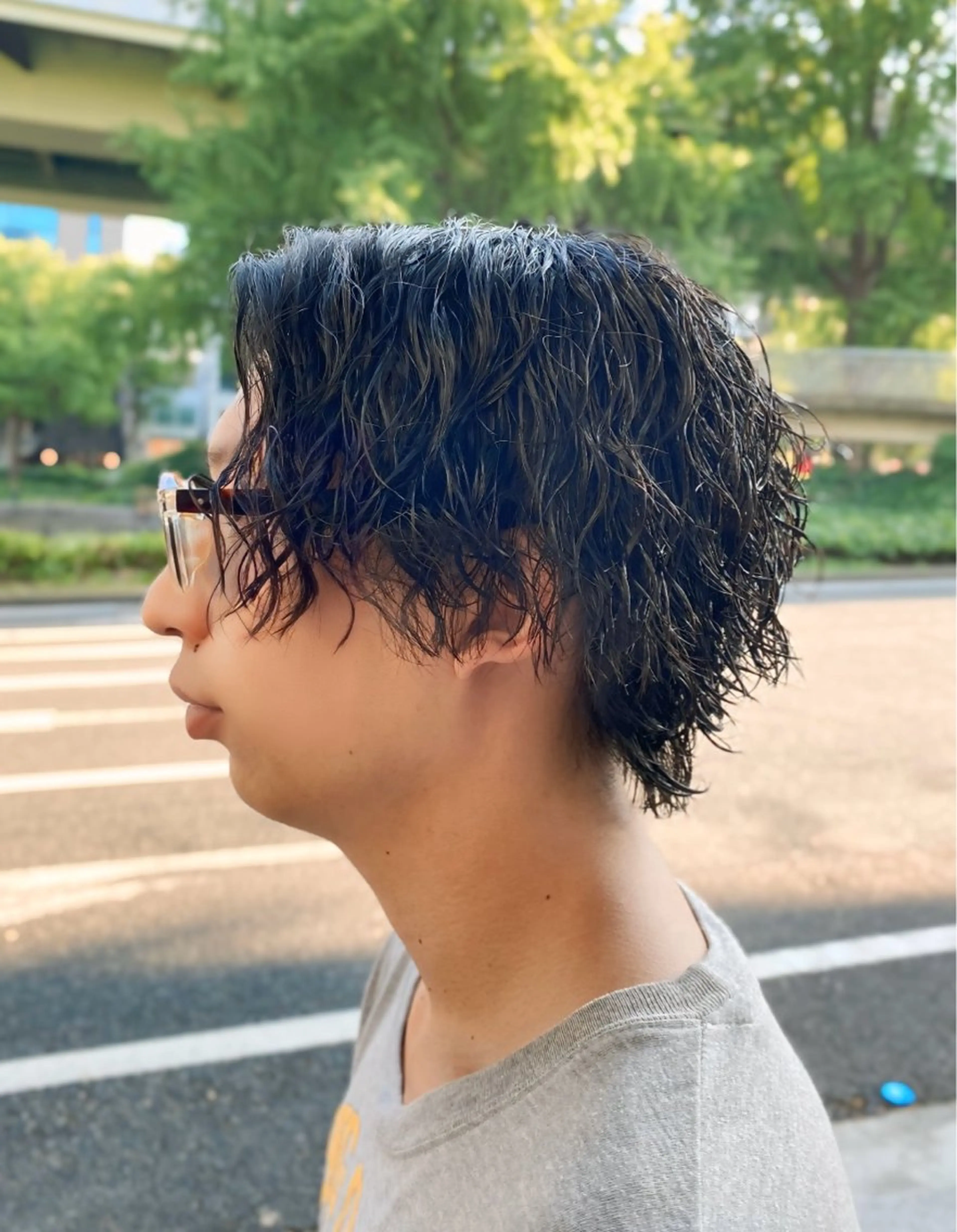 パーマ メンズ メンズパーマ 特化/中川拓也のヘアスタイル