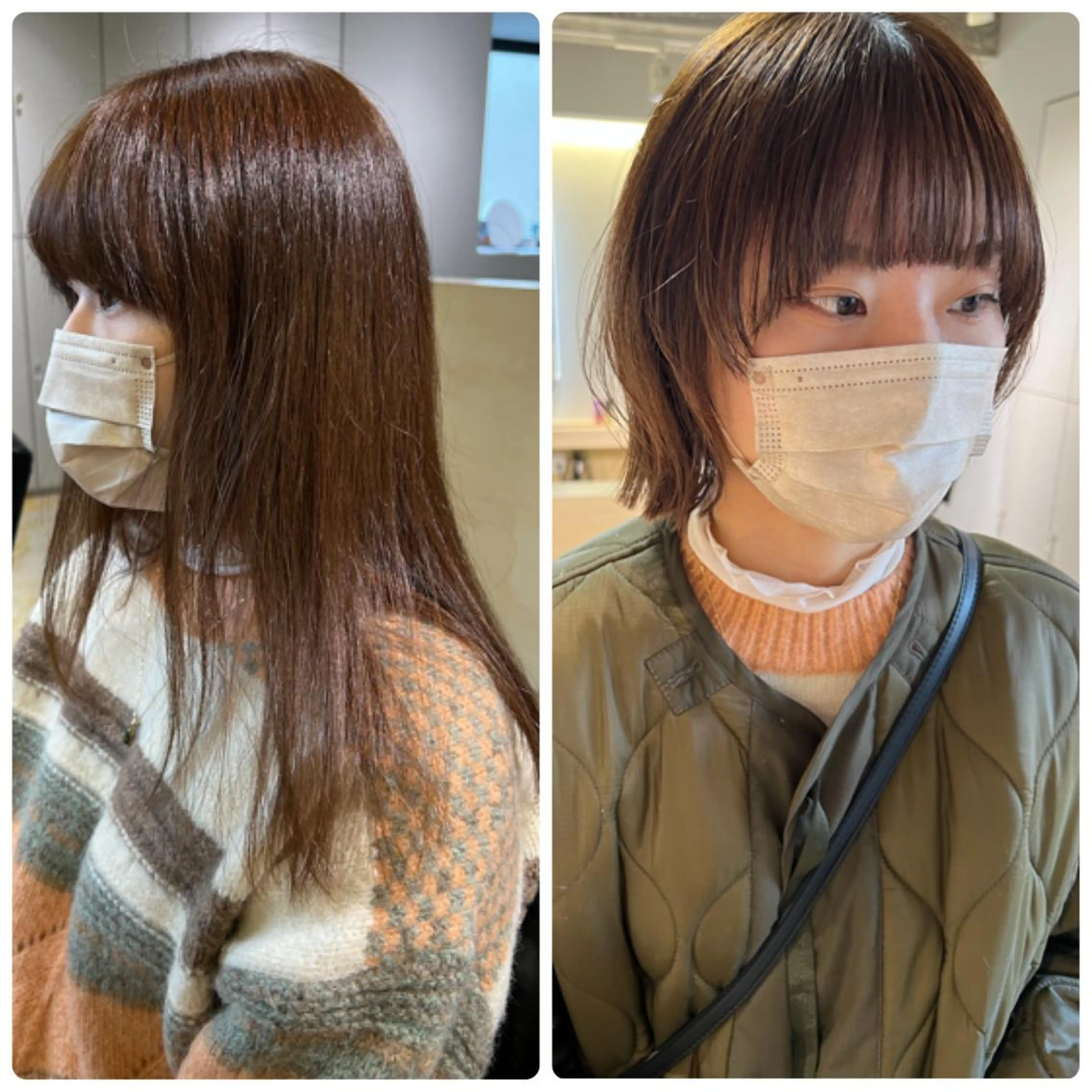 ショート カラー カット MARU レイヤー/パーマのヘアスタイル