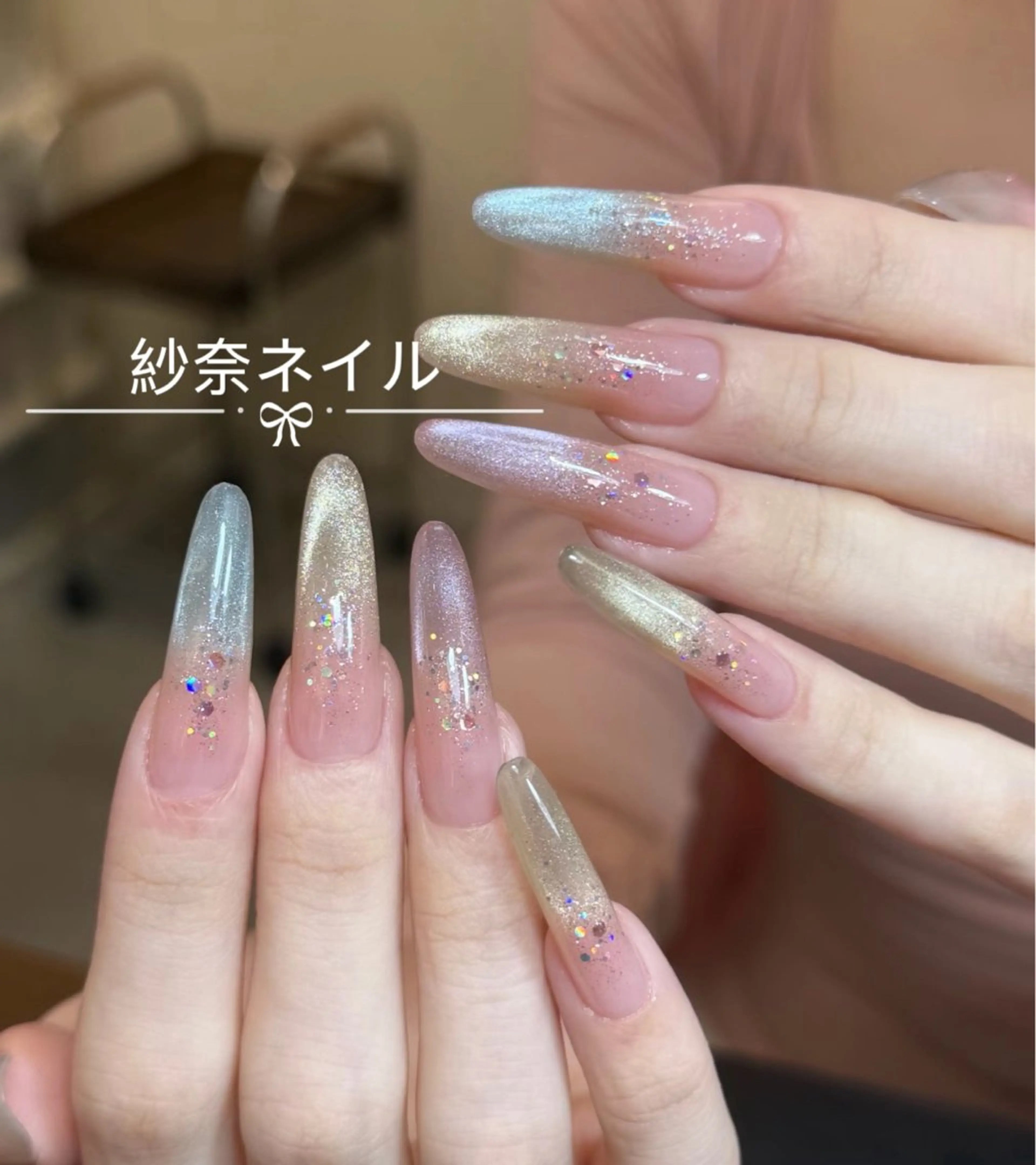 ネイル ハンドネイル 纱 奈のネイルデザイン