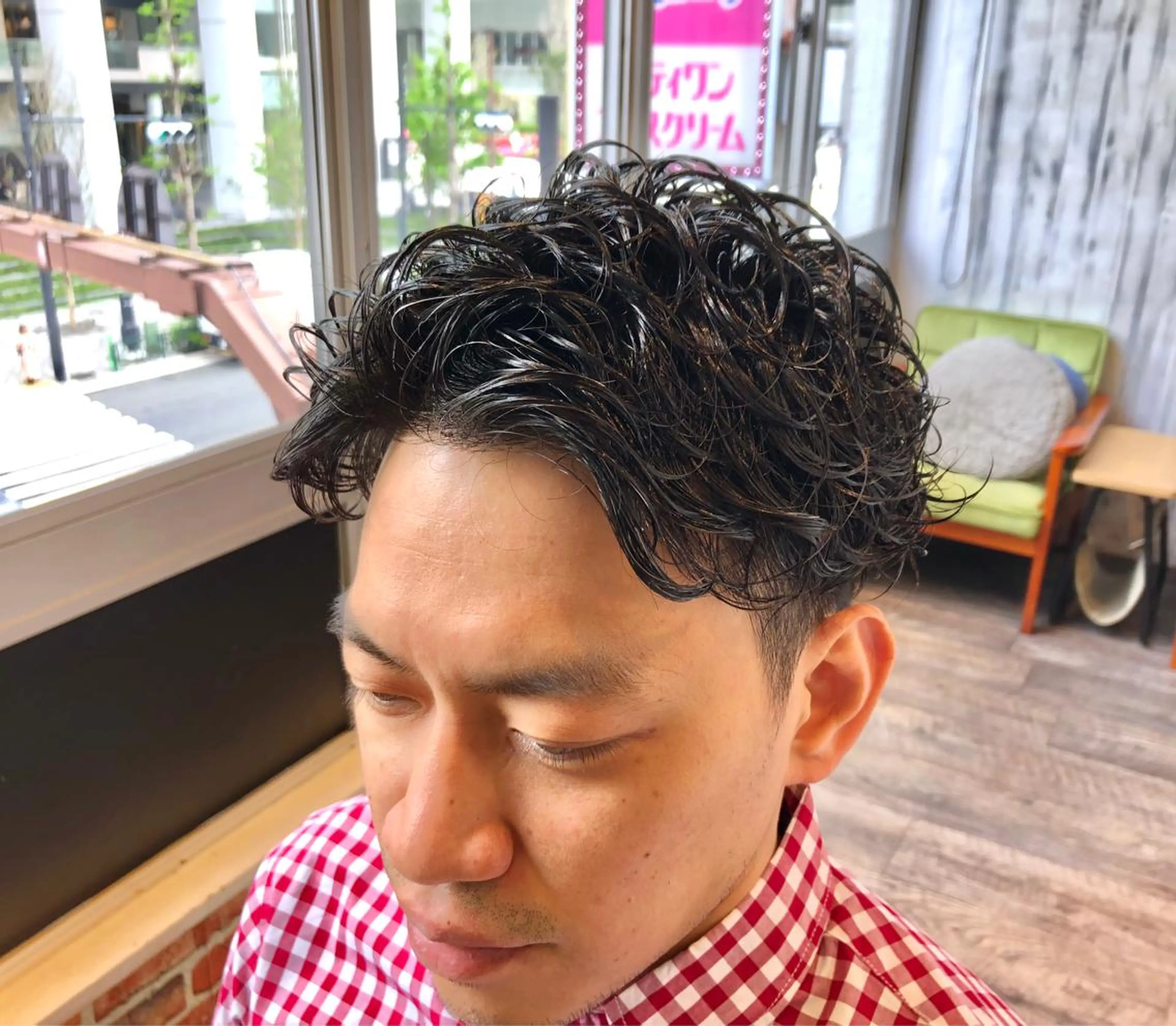 パーマ メンズ 佐藤 和弥のヘアスタイル