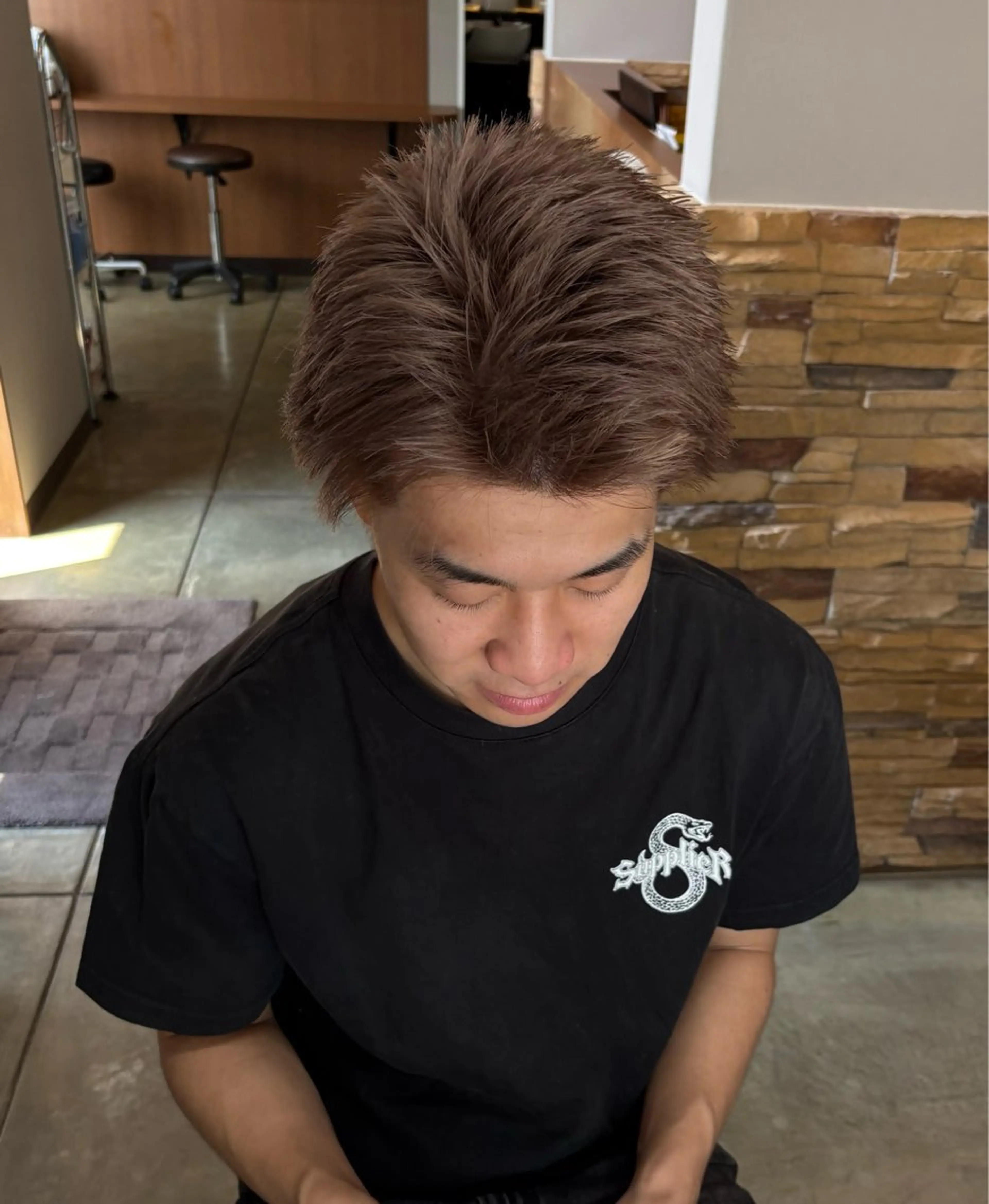 カラー ヘアカラー 中島 万凜のヘアスタイル