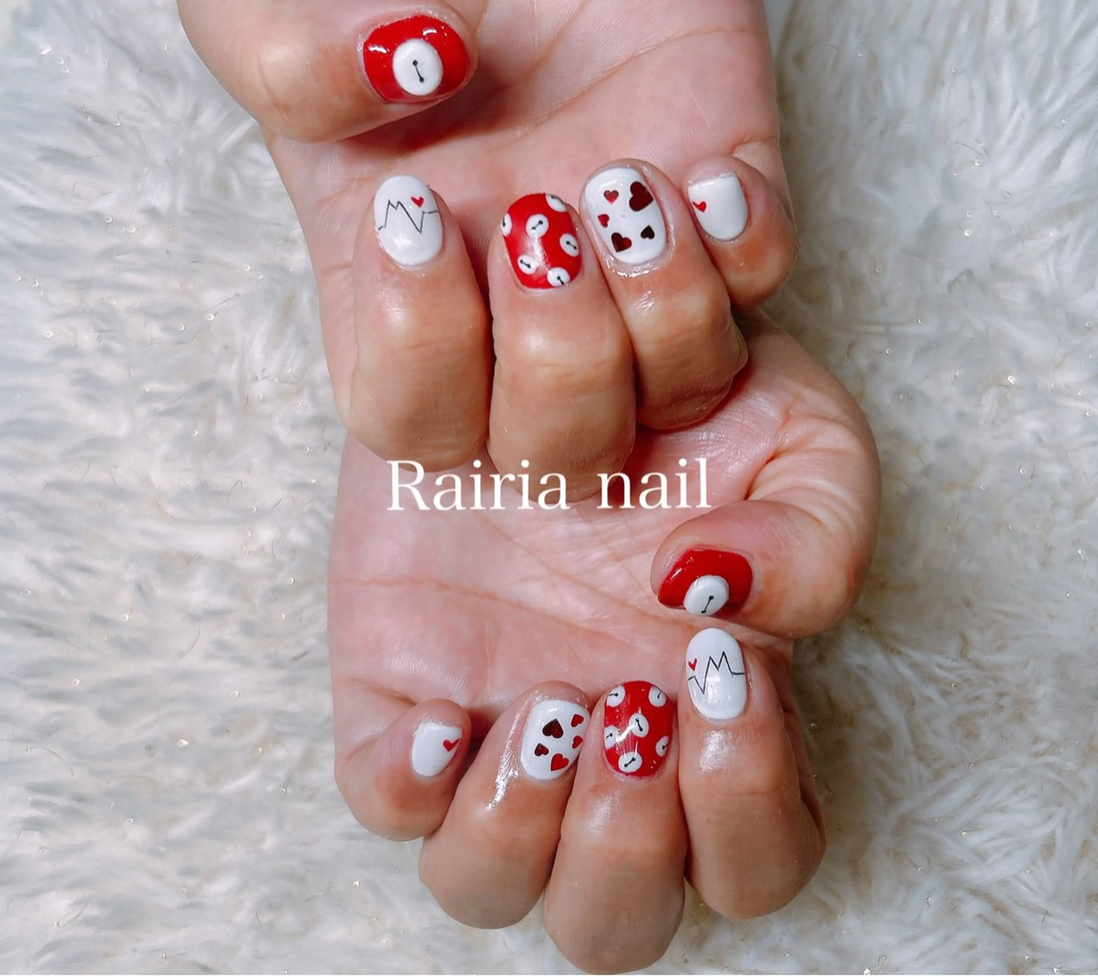 ネイル グリーン 持ち込み Rairia nail本八幡店のネイルデザイン