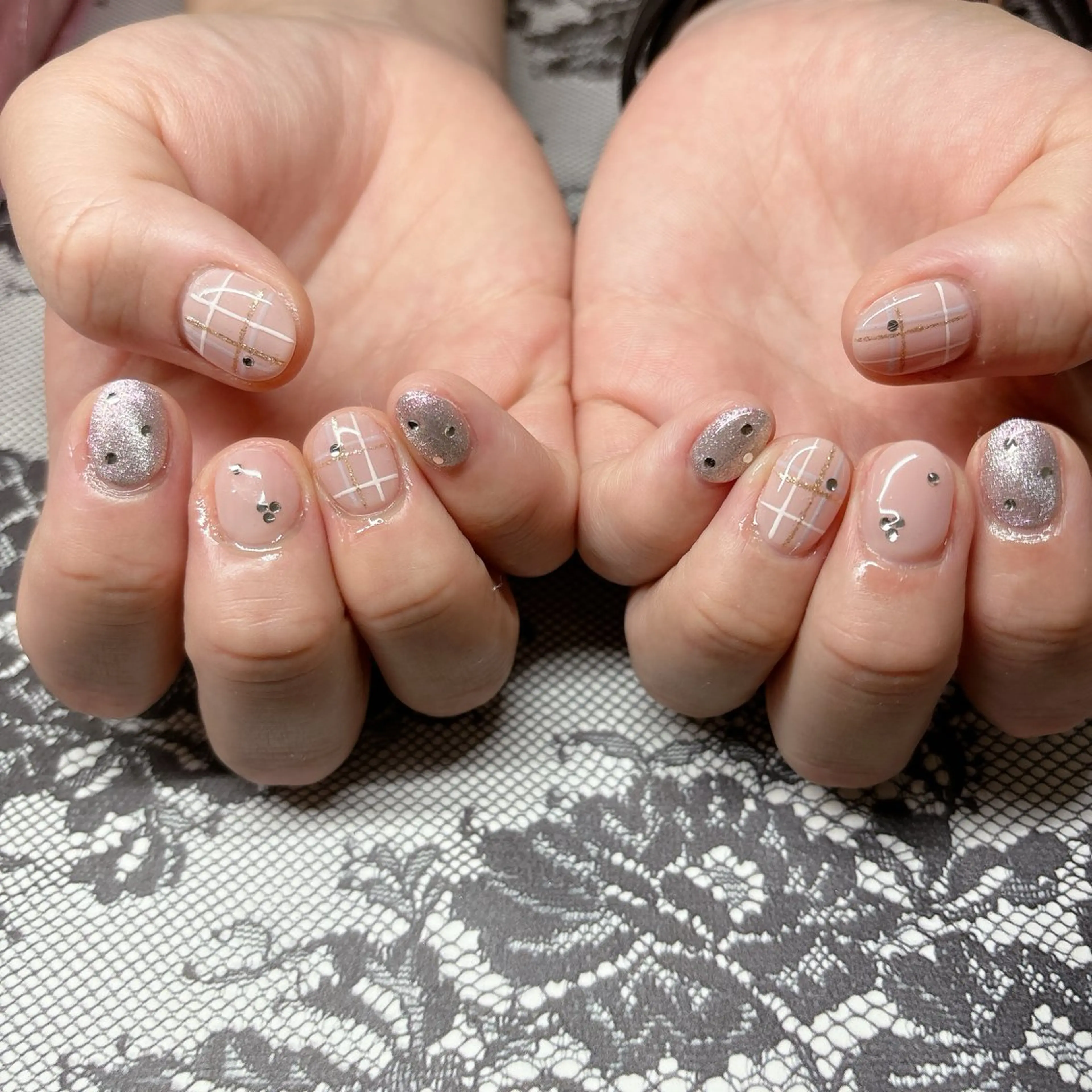 ネイル クレアトゥール華所属・クレアトゥール華 西村のネイルデザイン