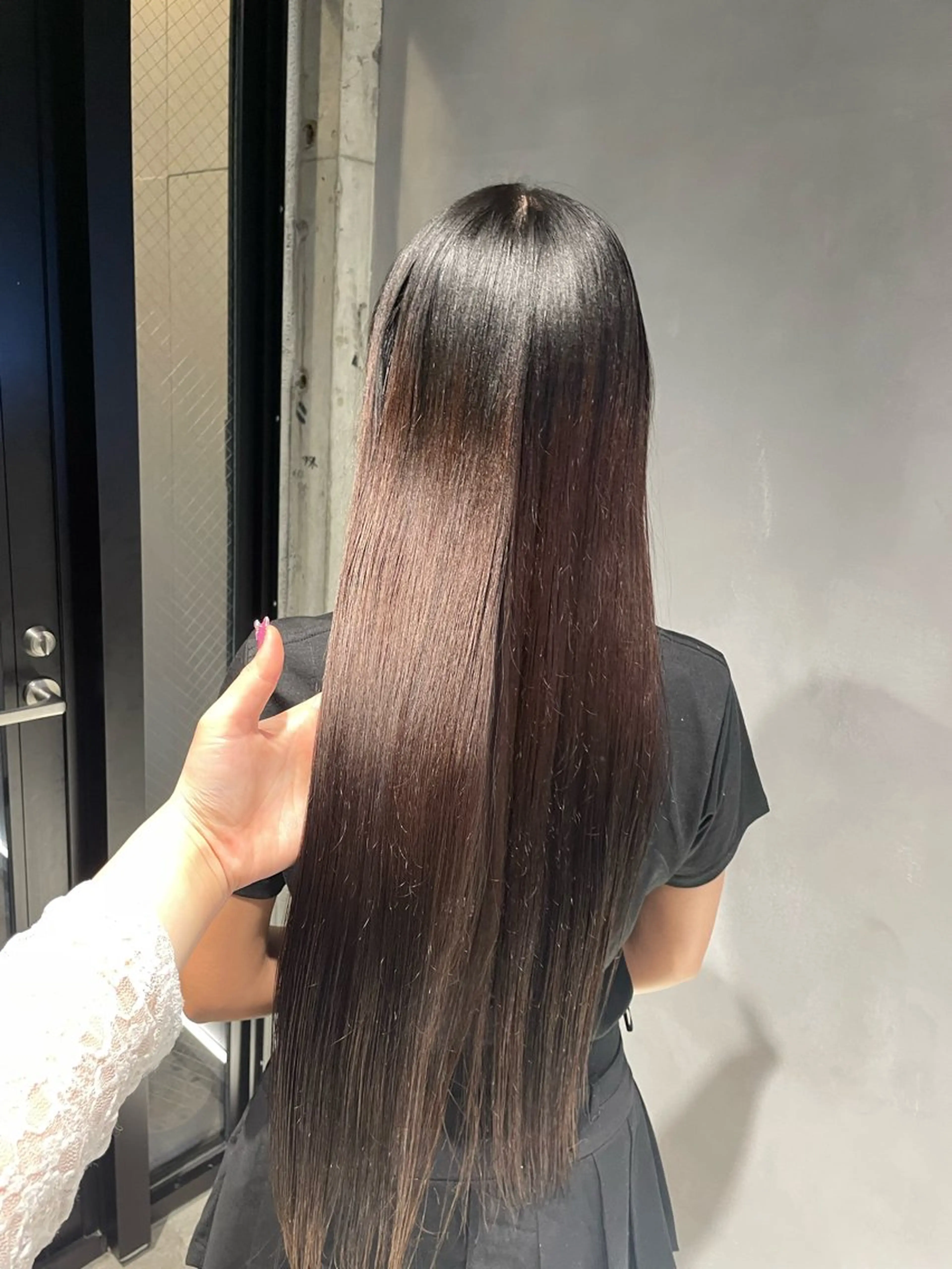 ロング トリートメント トリートメント ヘッドスパ 暖色/ハイトーン/ カラー/HBLのヘアスタイル