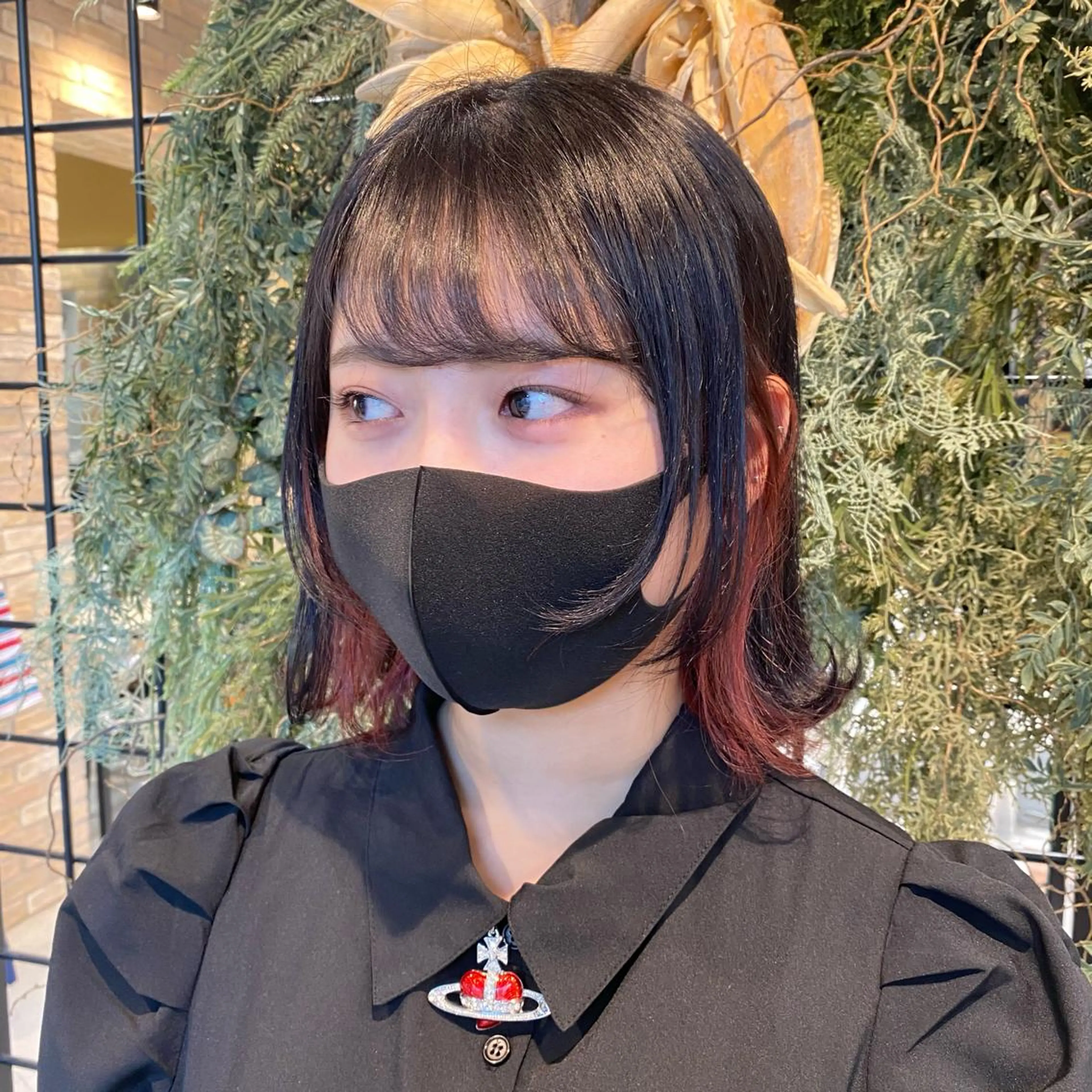 ミディアム カラー 平野葵🎀 hair/nailのネイルデザイン