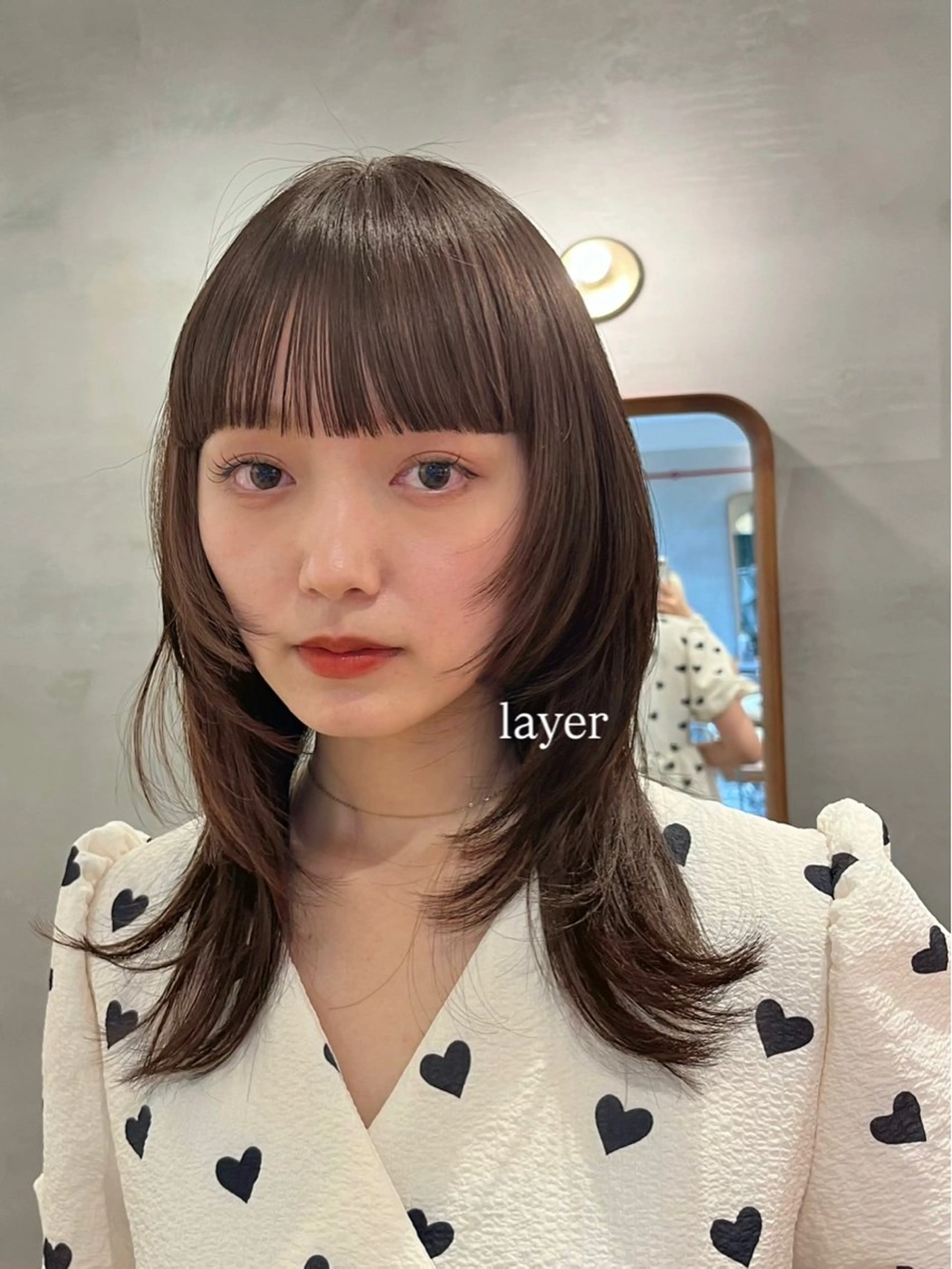 〈  人気No.1！ 〉🌱レイヤーカット＋ワンカラー＋髪質改善トリートメント🌱の写真