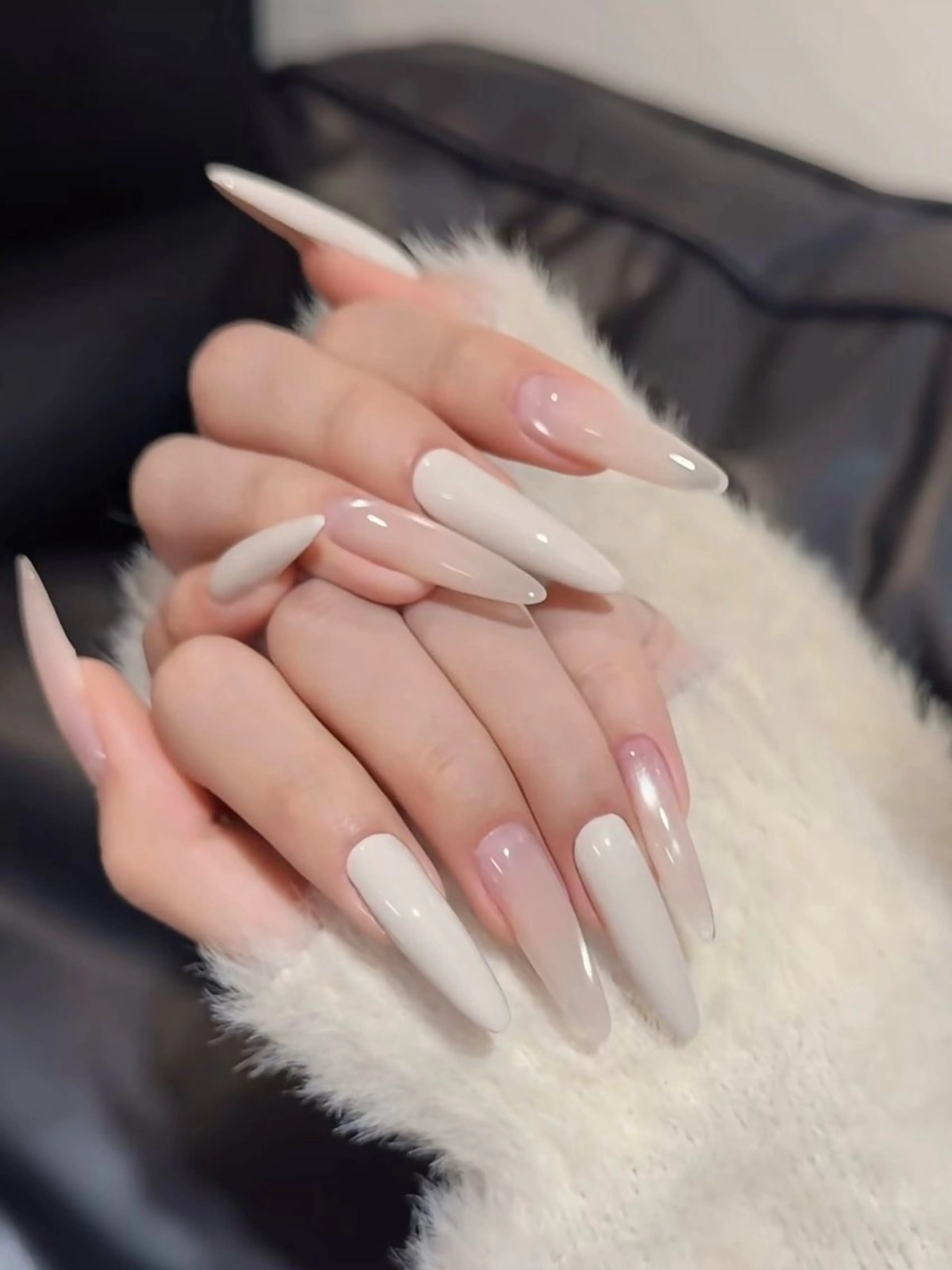 ネイル 韓国ネイル 持ち込み ニュアンスネイル ネイルチップ Minn ANA.CHUOのネイルデザイン