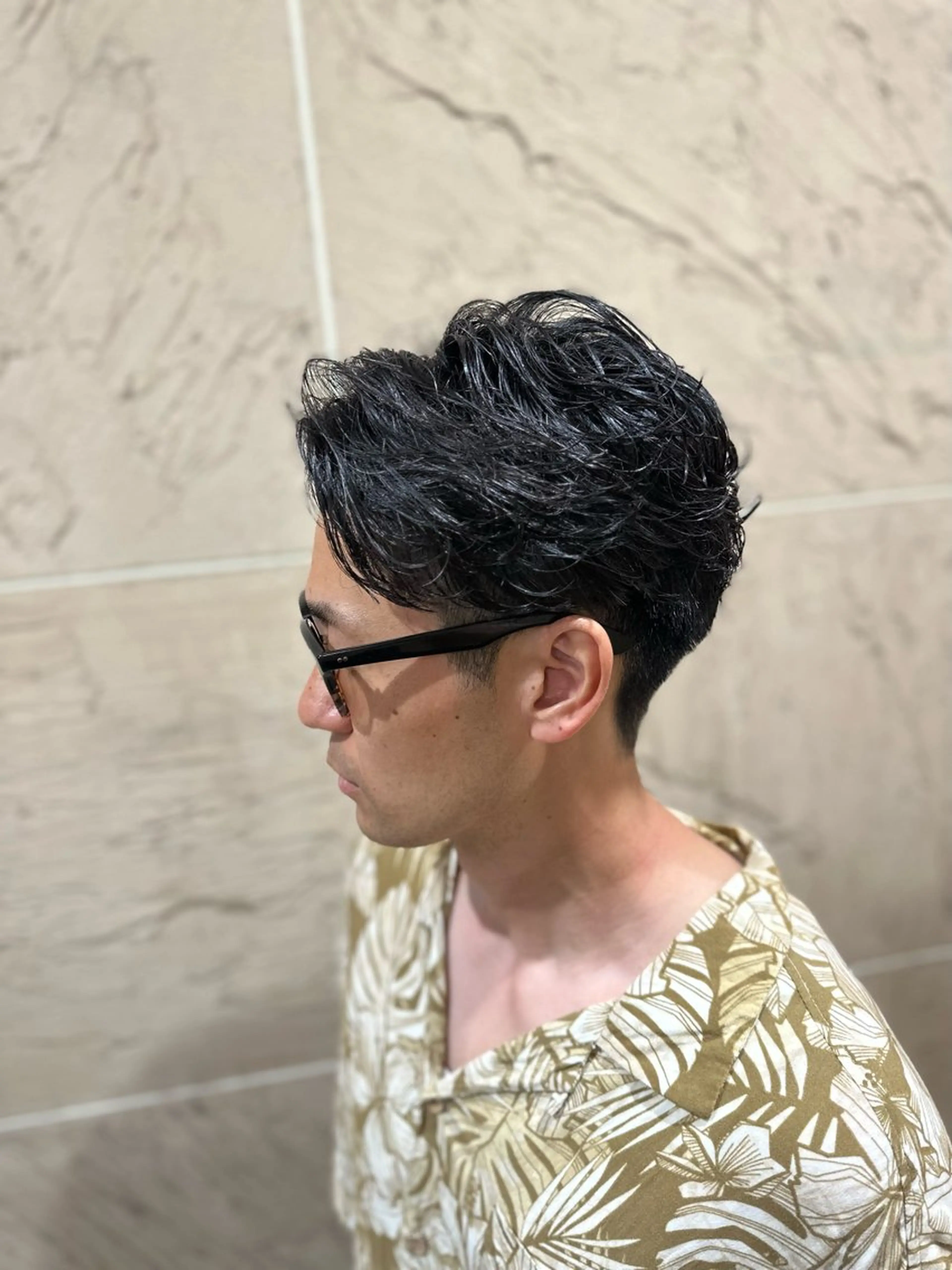 パーマ メンズ メンズパーマ 溜 一太のヘアスタイル