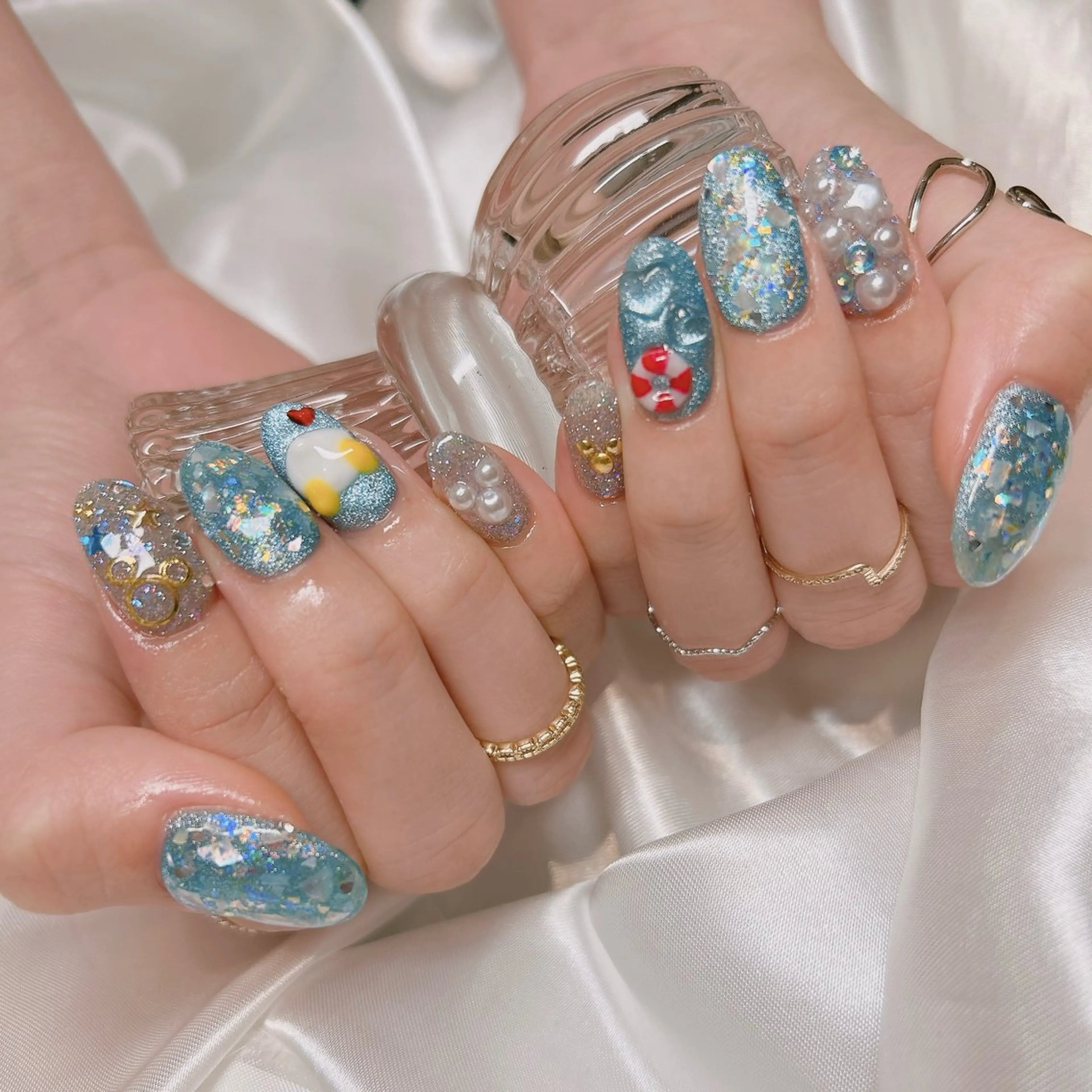 ネイル ハンドネイル junna のぞいてねのネイルデザイン