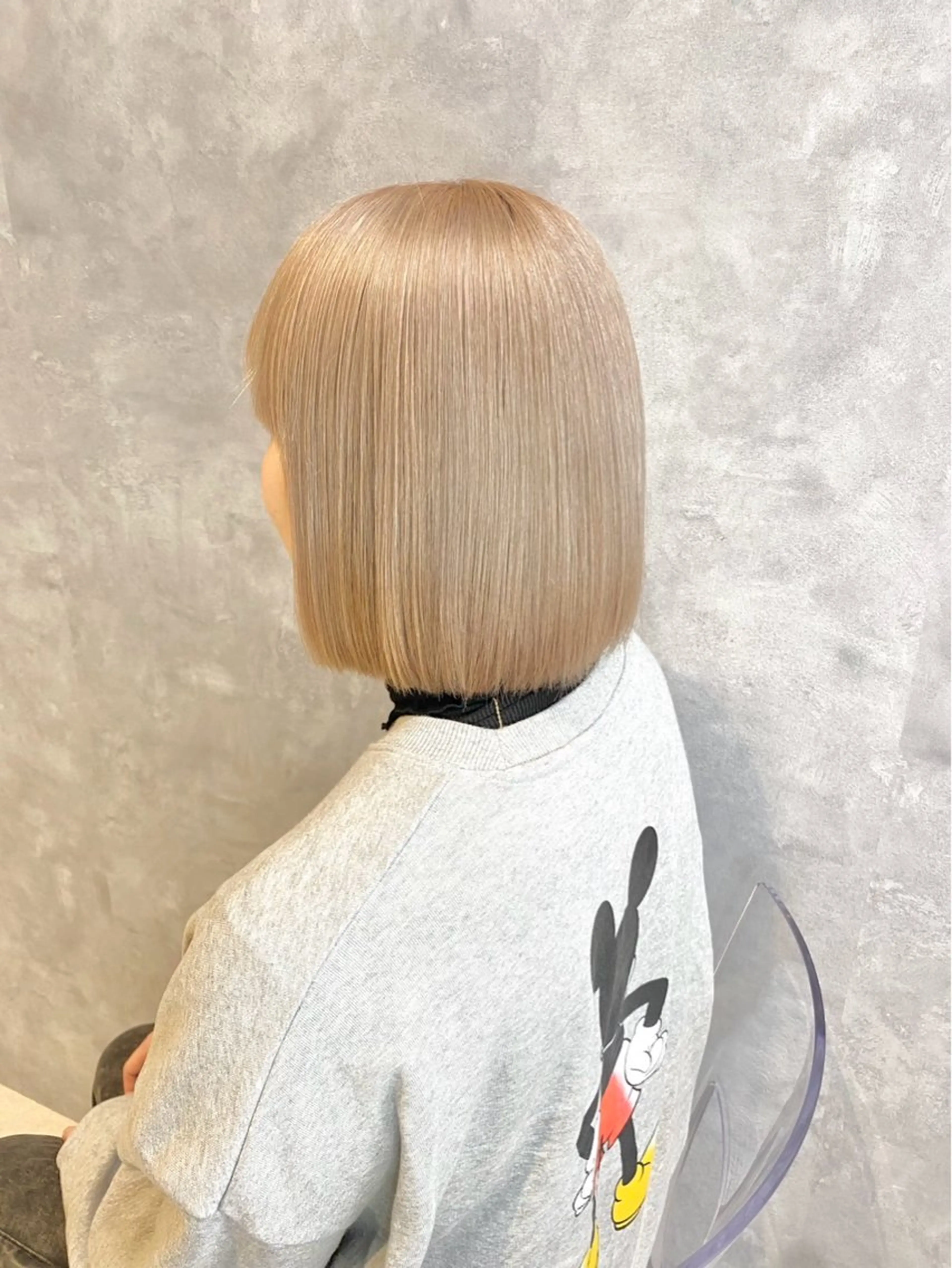 ミディアム カラー grow本八幡 横溝愛梨のヘアスタイル