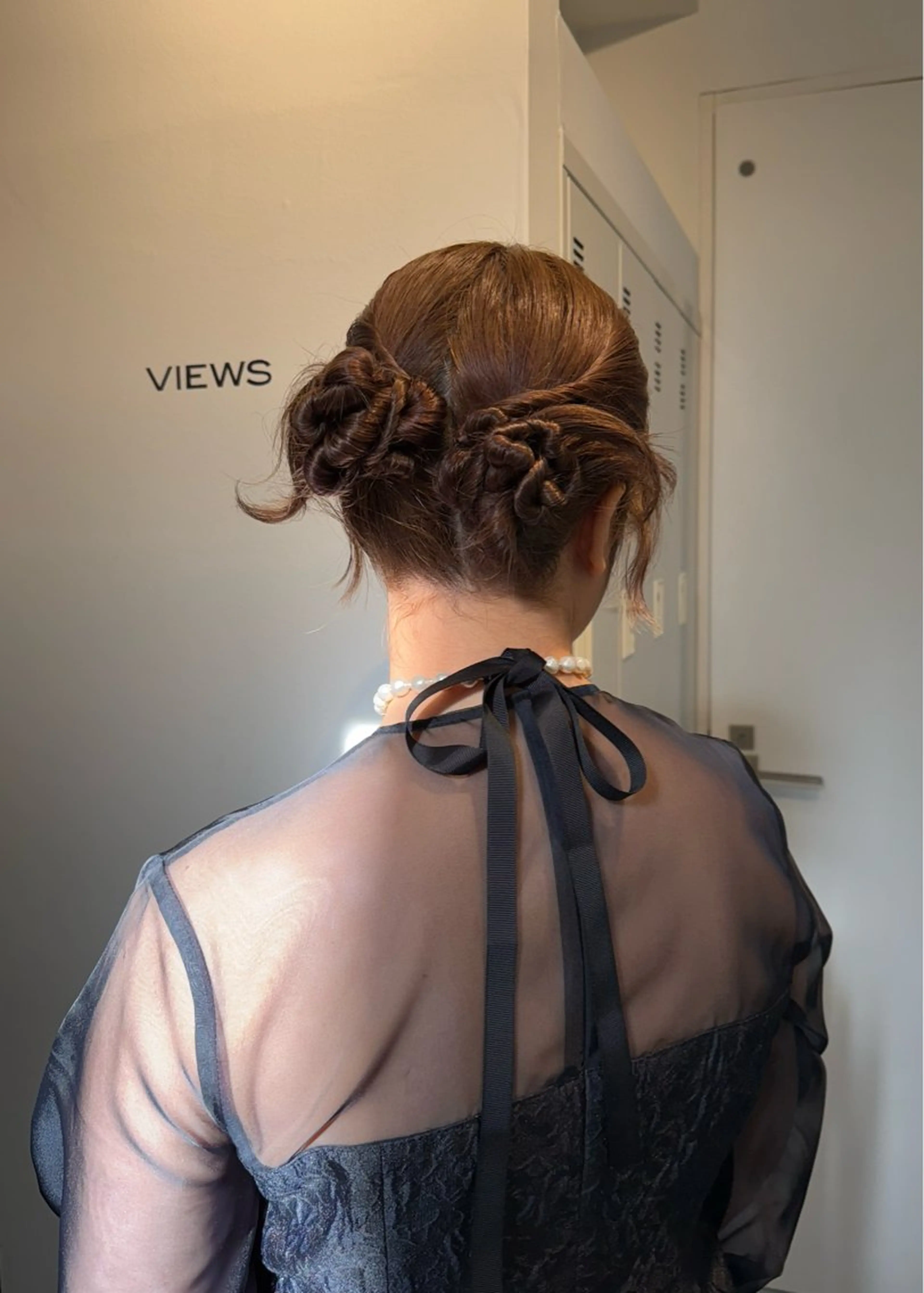 ミディアム ヘアアレンジ ヘアセット mina 🌷のヘアスタイル