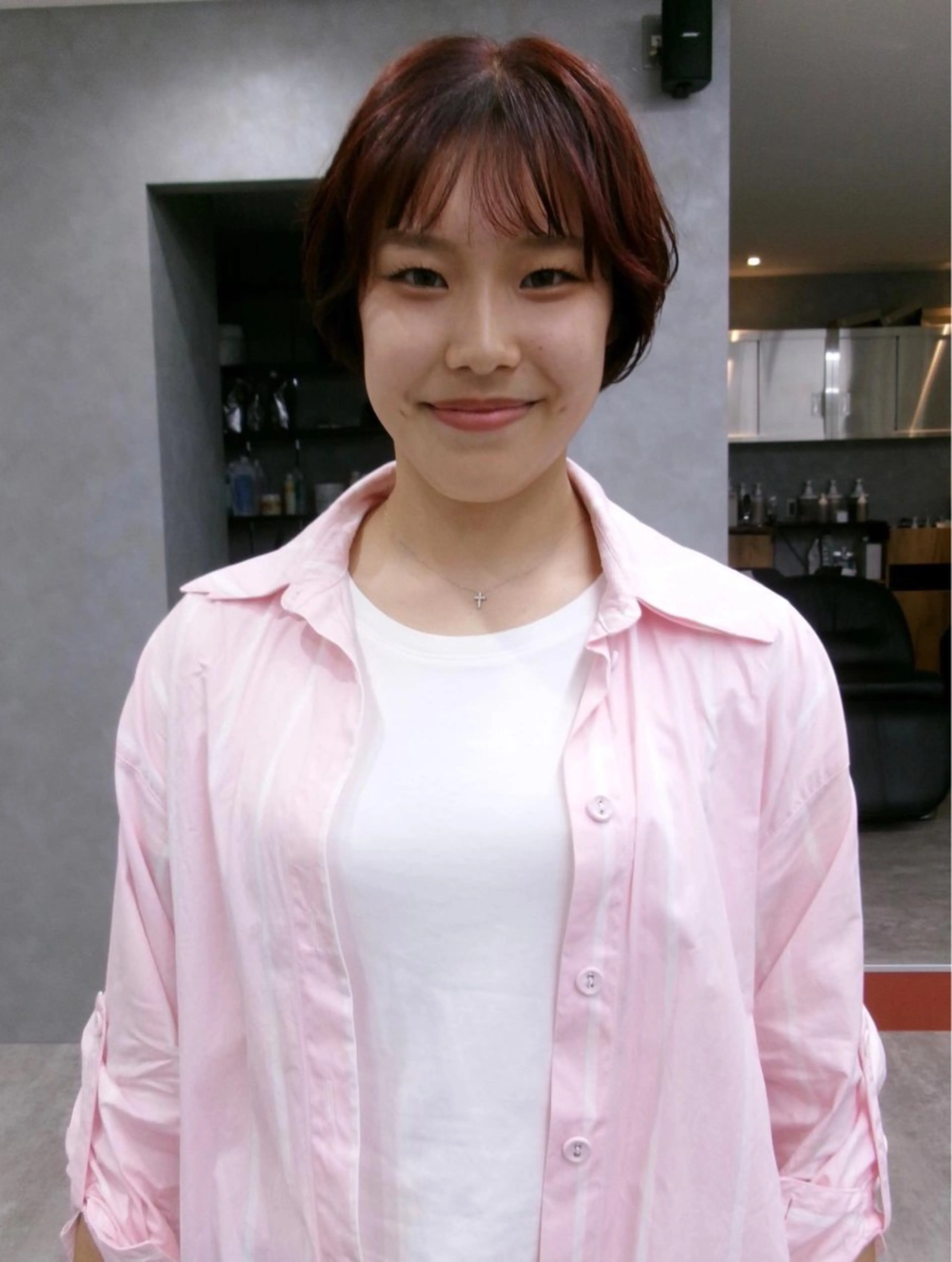 ショート aika/パーマ/ ショート/伏見のヘアスタイル