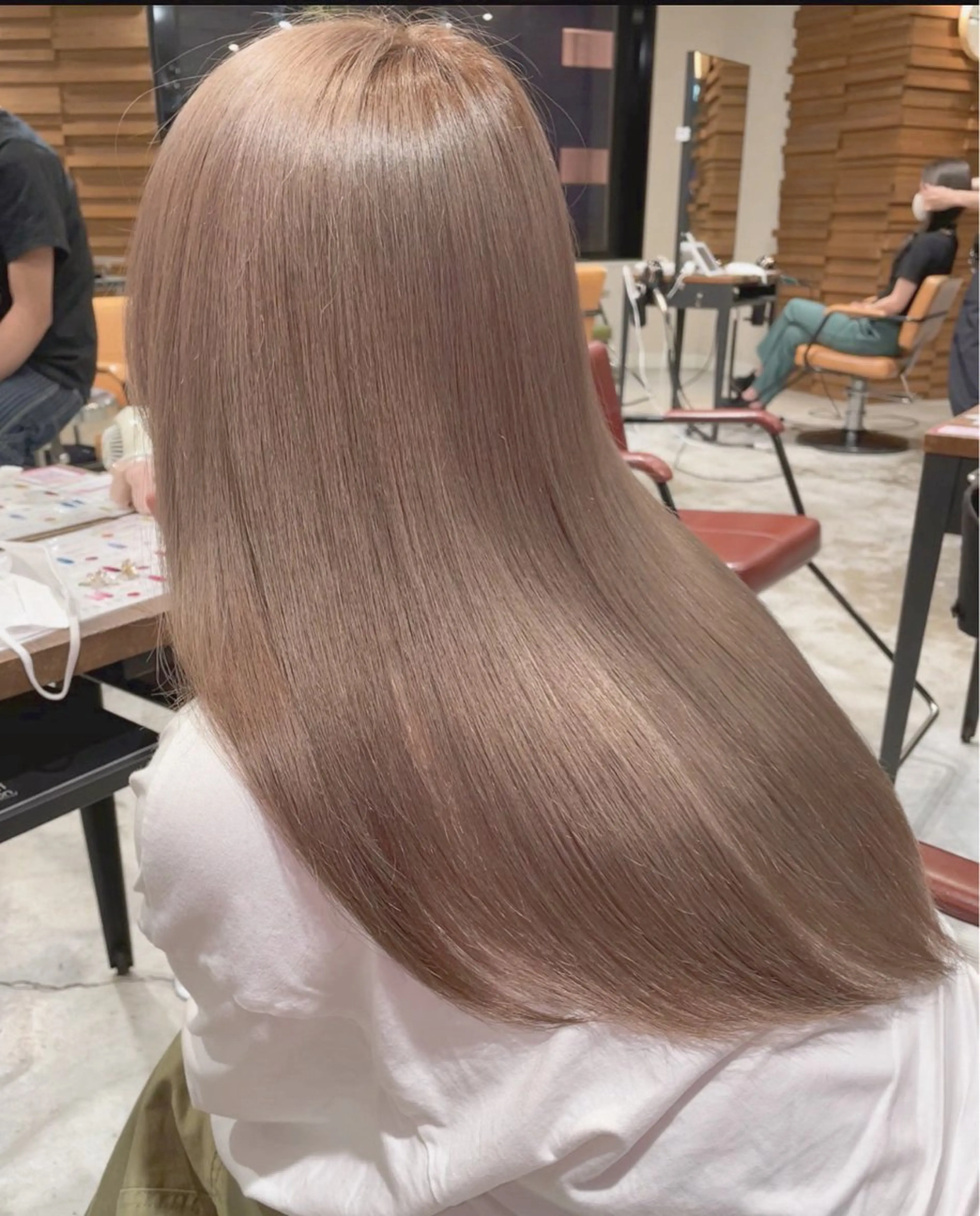 ロング のり🐼顔まわり/ 韓国/レイヤーカットのヘアスタイル