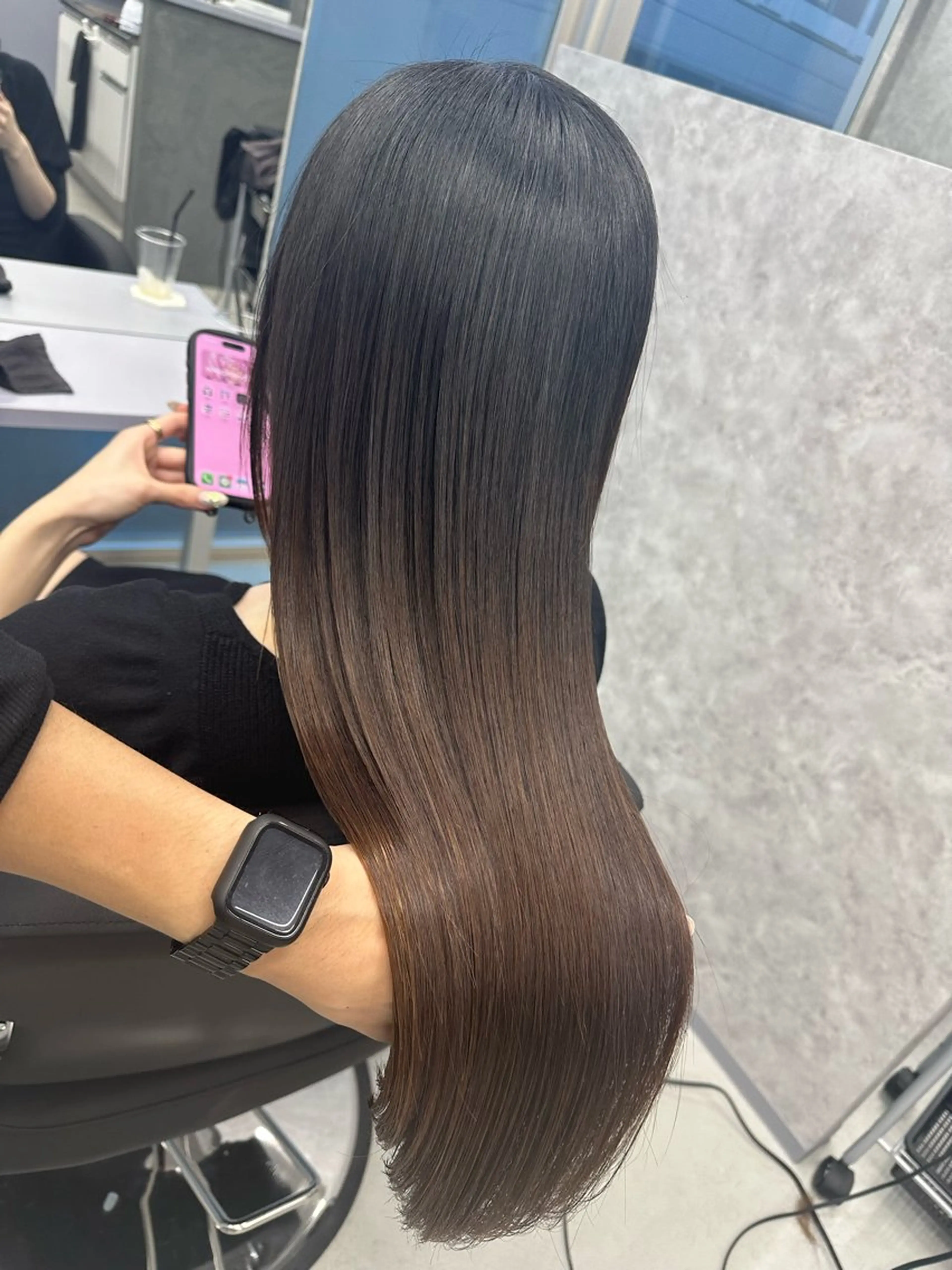 似合わせカット+メテオ髪質改善トリートメントの写真