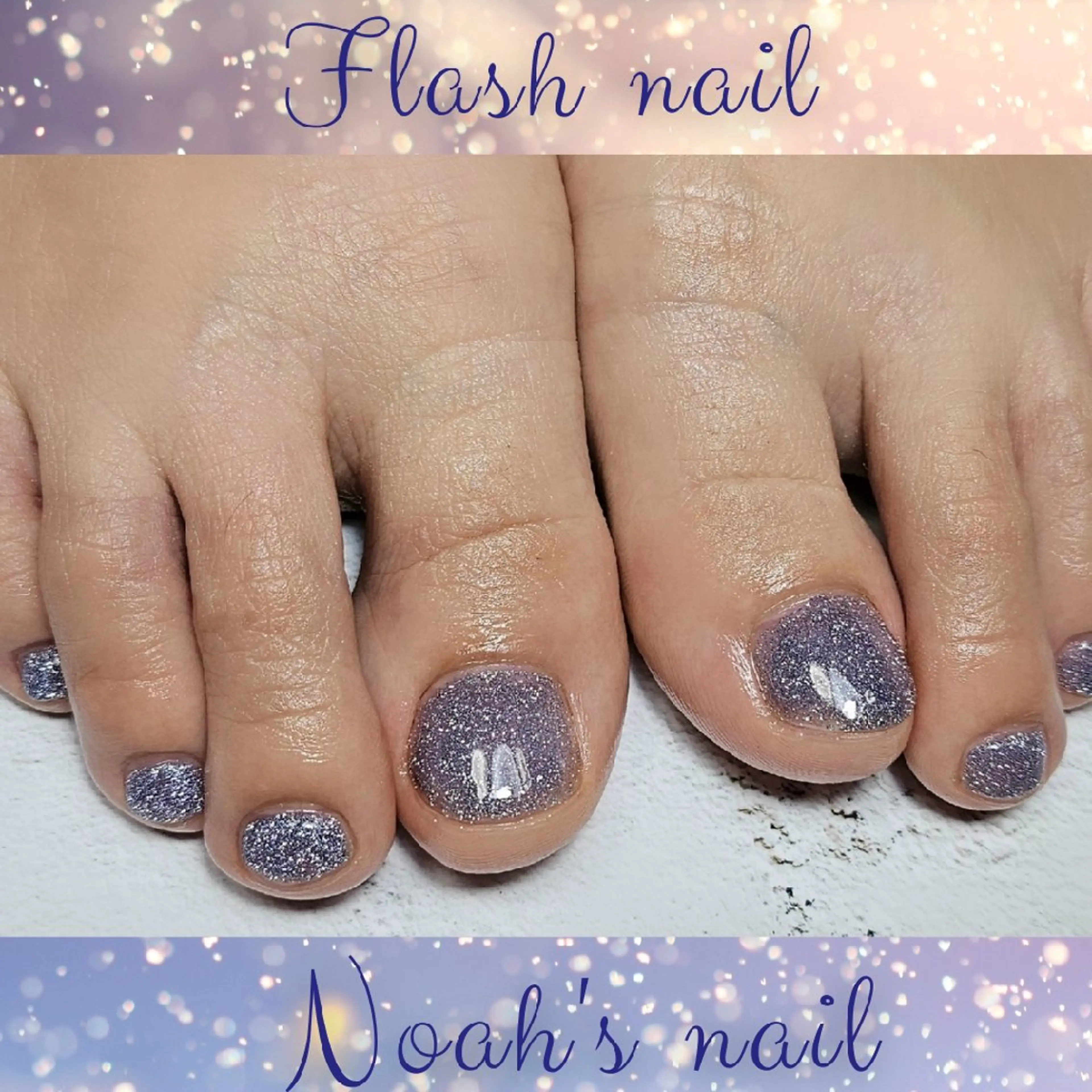 ネイル フラッシュネイル フットネイル Noah'snail   のネイルデザイン